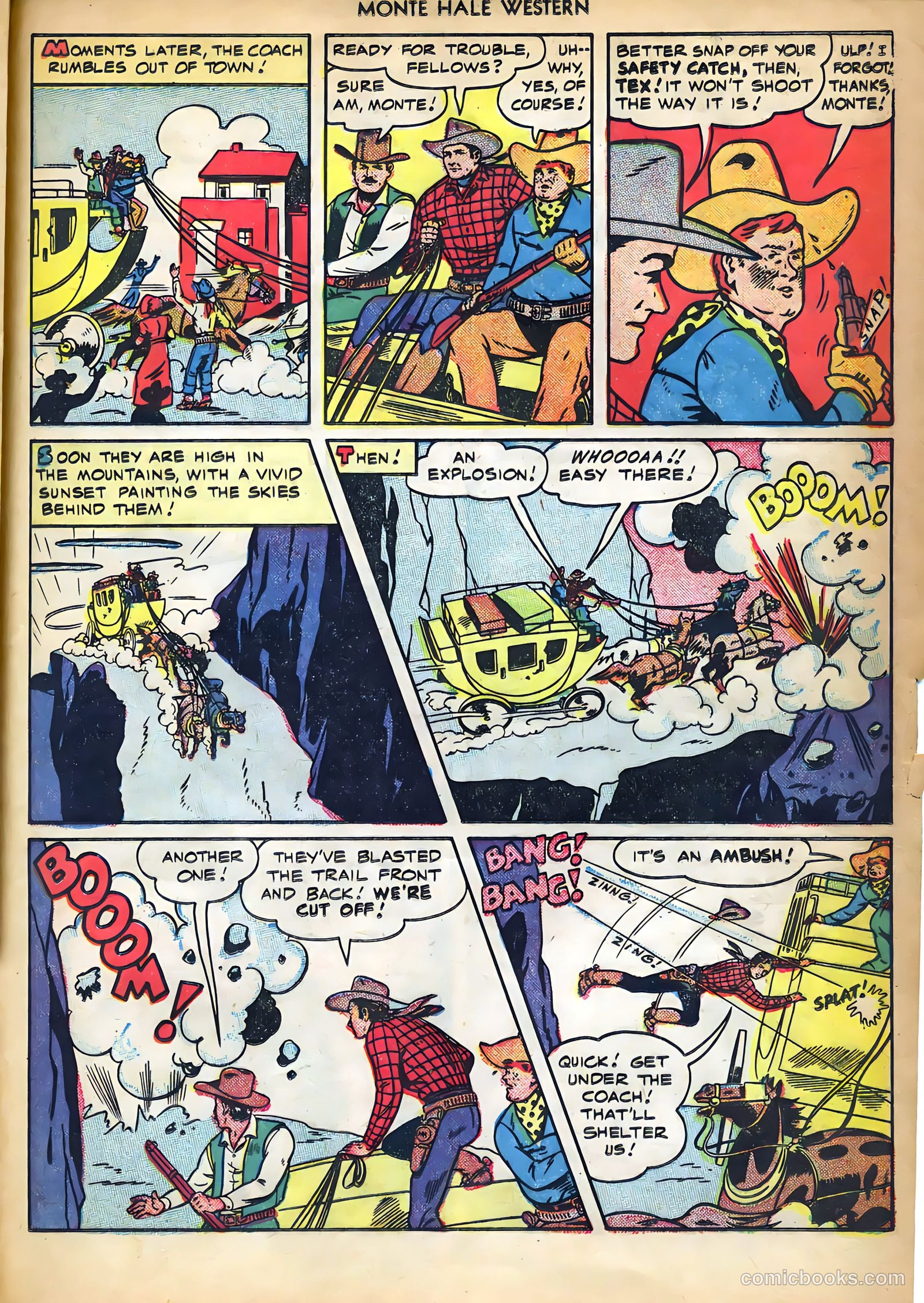 Monte Hale Western #44 (1950) — page 30 of 53