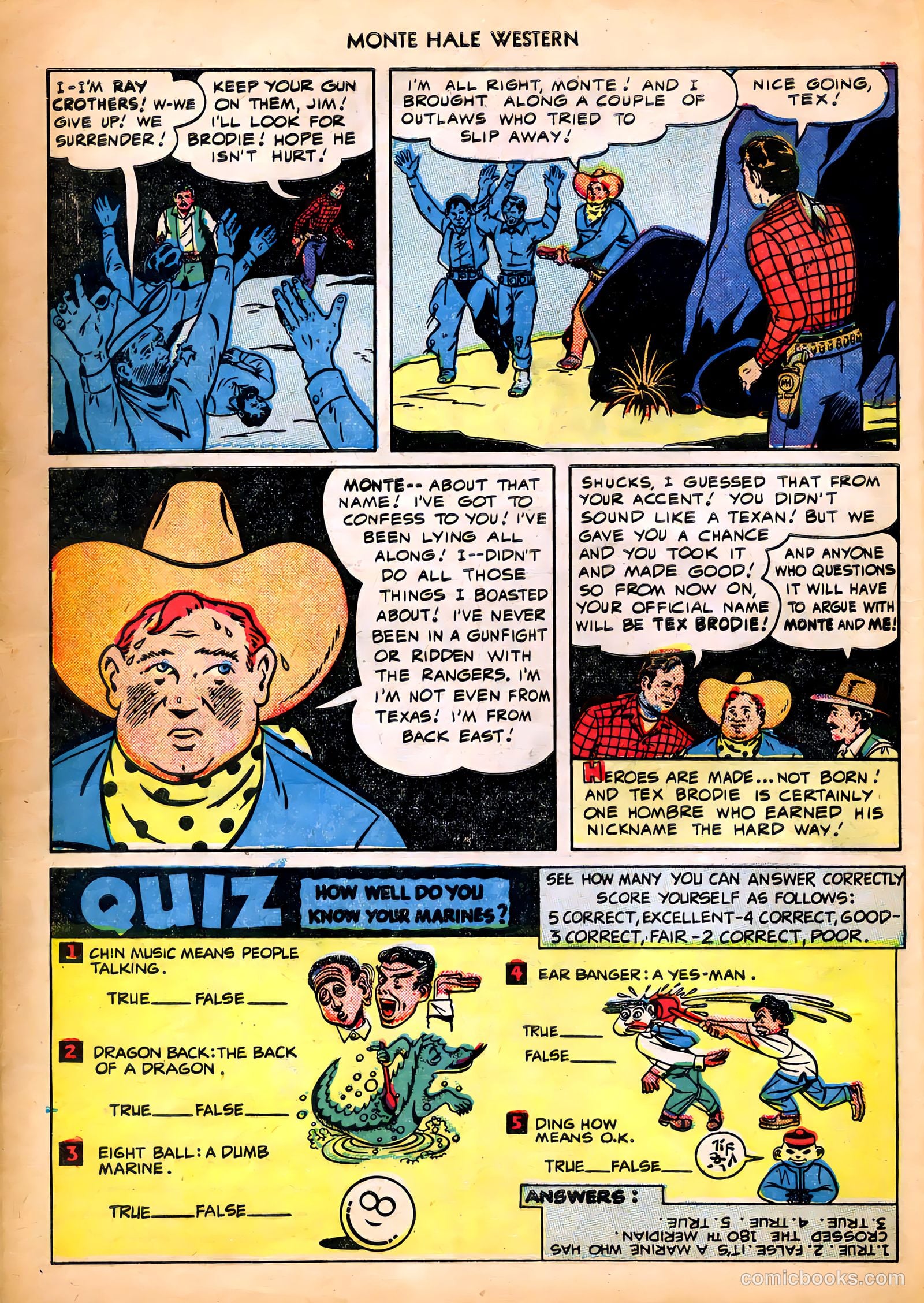 Monte Hale Western #44 (1950) — page 33 of 53