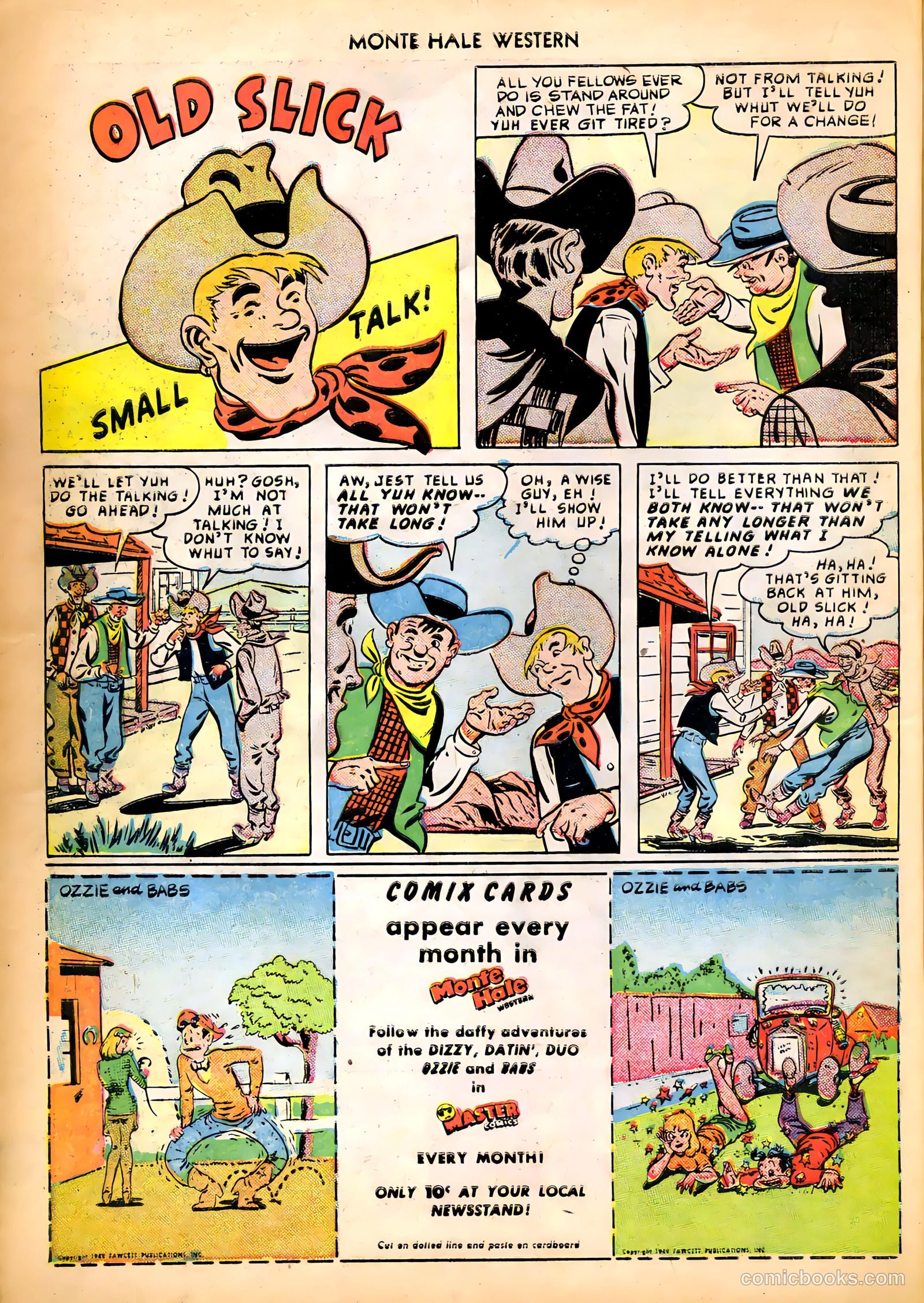 Monte Hale Western #44 (1950) — page 35 of 53