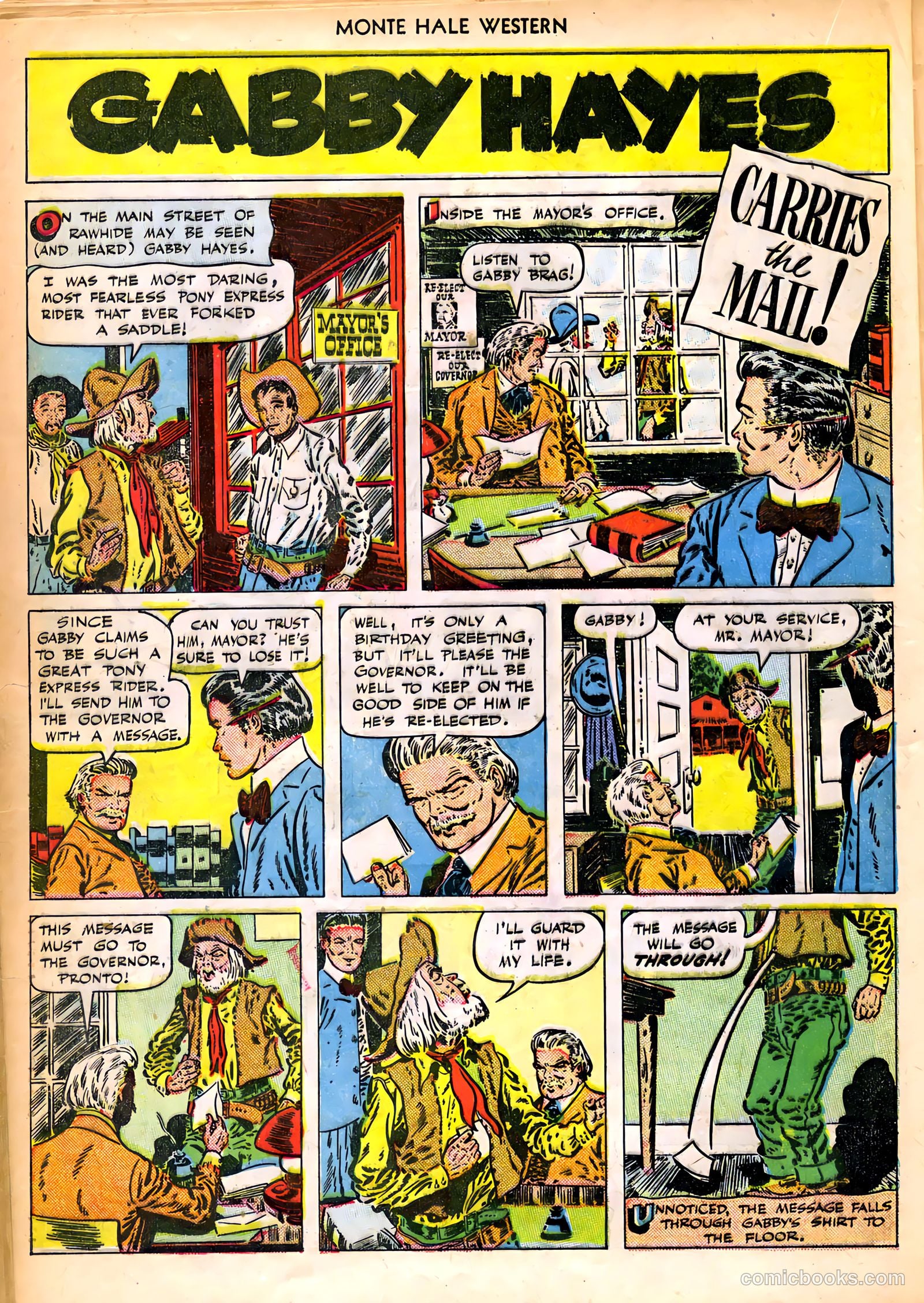 Monte Hale Western #44 (1950) — page 37 of 53