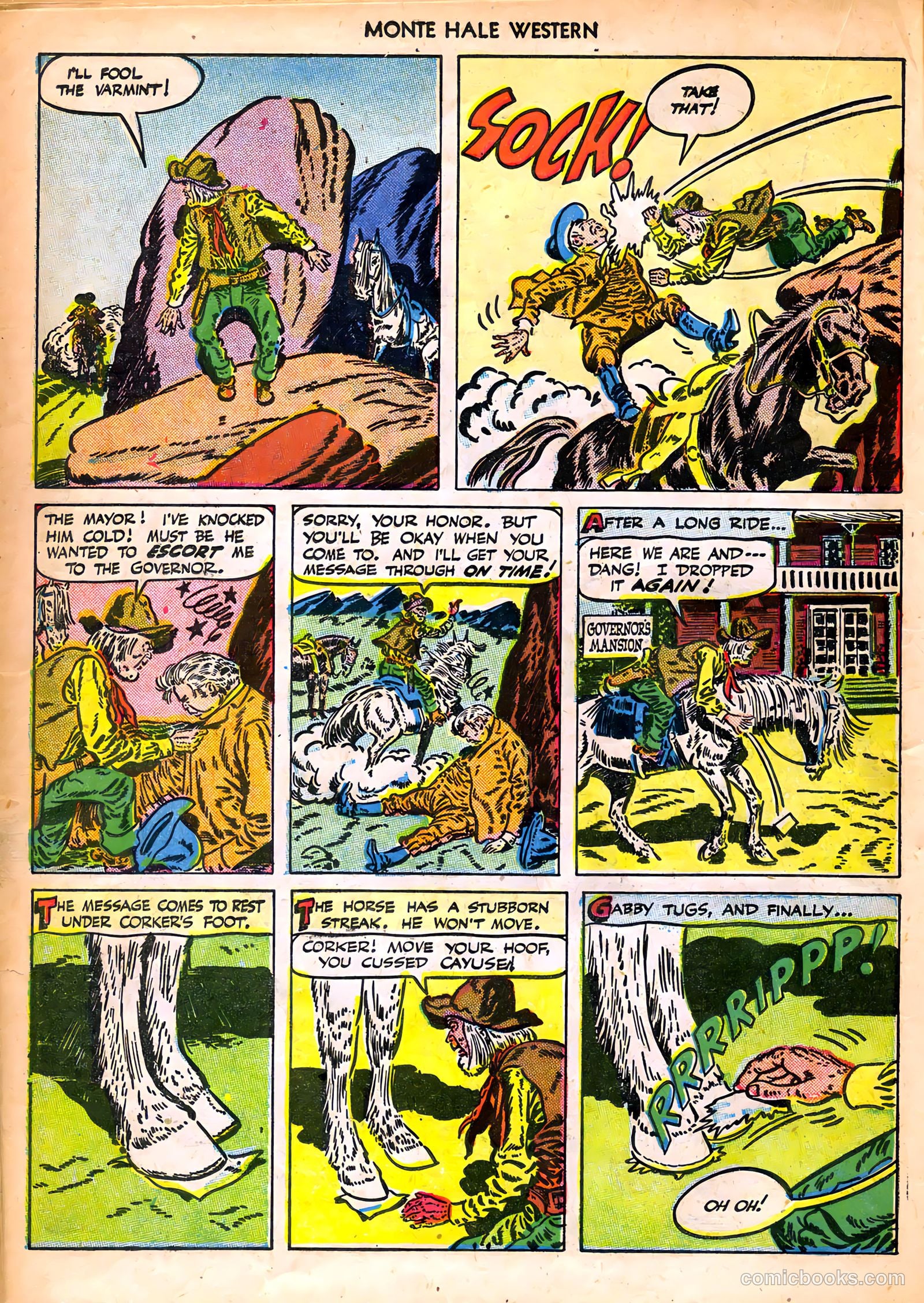 Monte Hale Western #44 (1950) — page 39 of 53