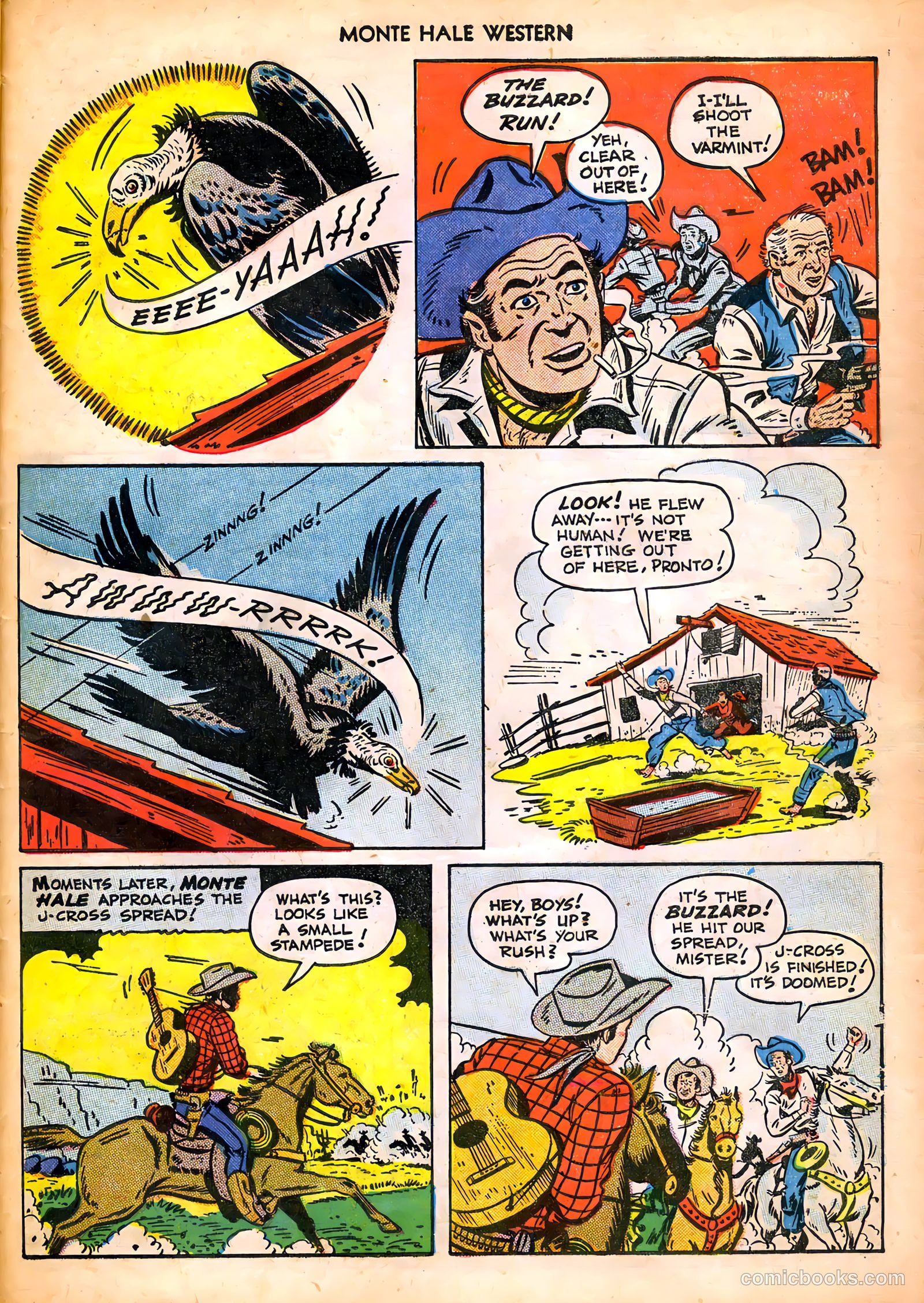 Monte Hale Western #44 (1950) — page 44 of 53