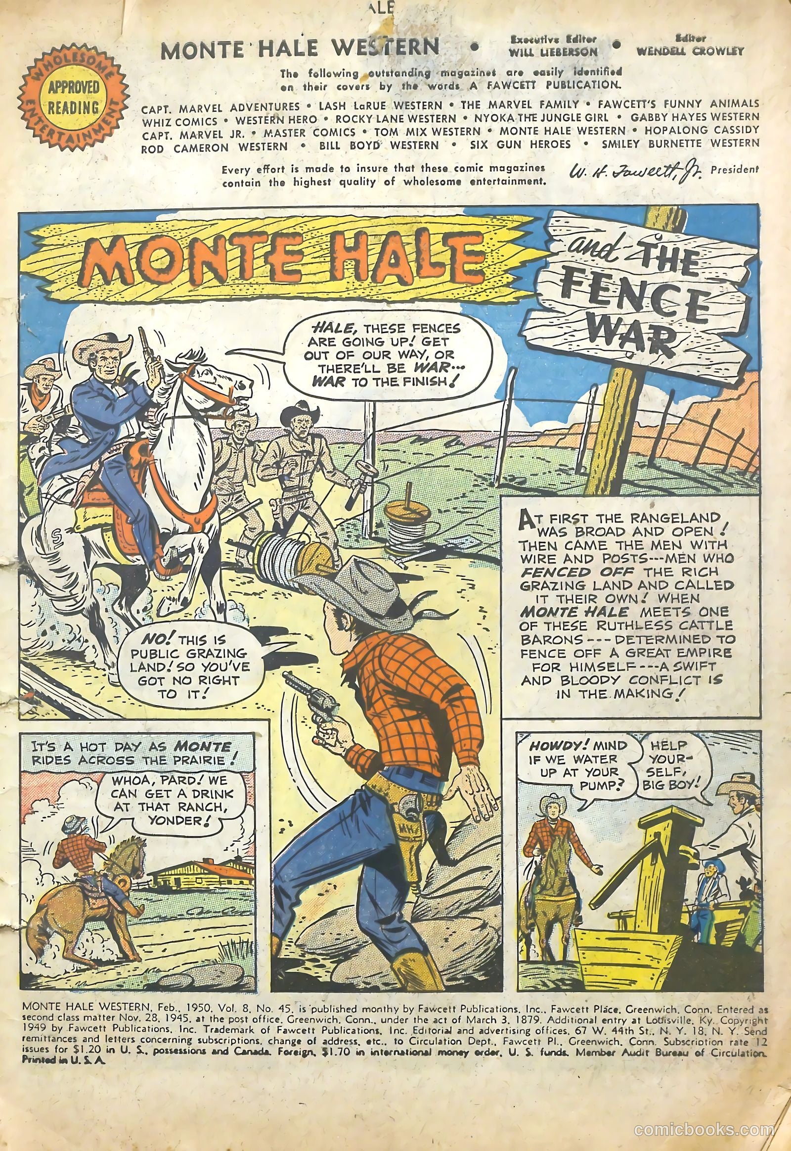 Monte Hale Western #45 (1950) — page 4 of 37