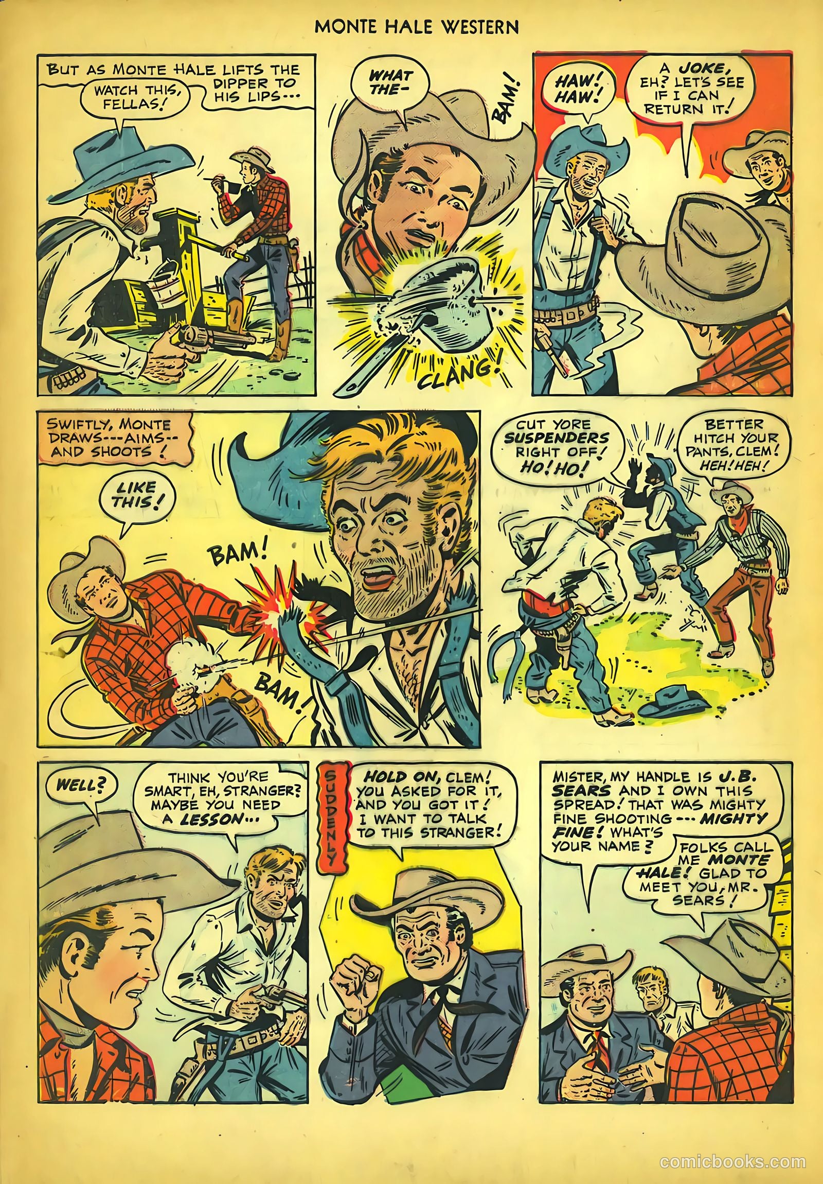 Monte Hale Western #45 (1950) — page 5 of 37