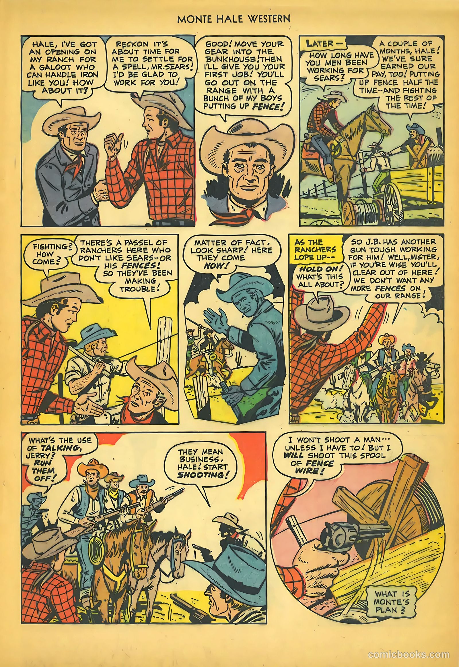 Monte Hale Western #45 (1950) — page 6 of 37
