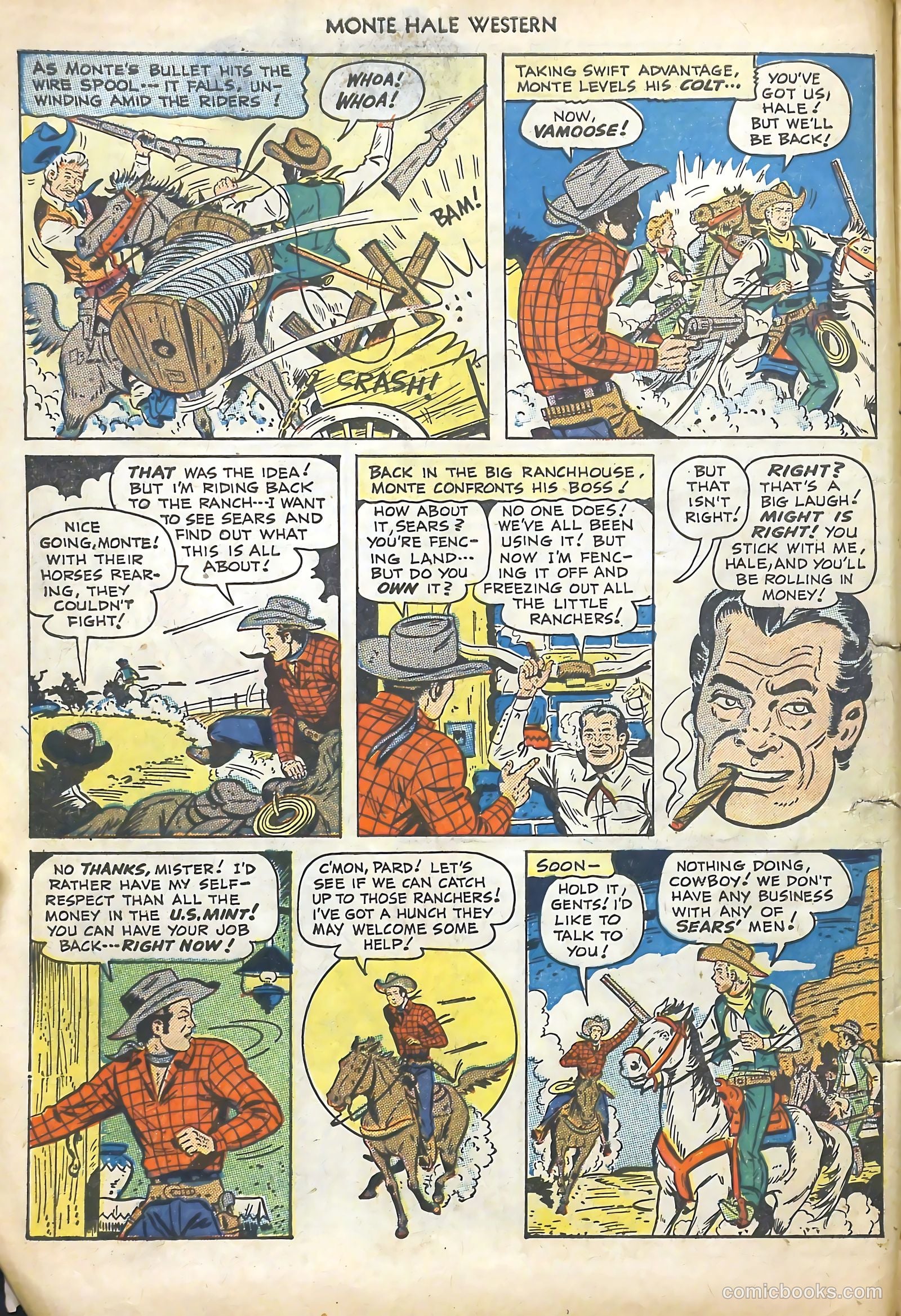 Monte Hale Western #45 (1950) — page 7 of 37
