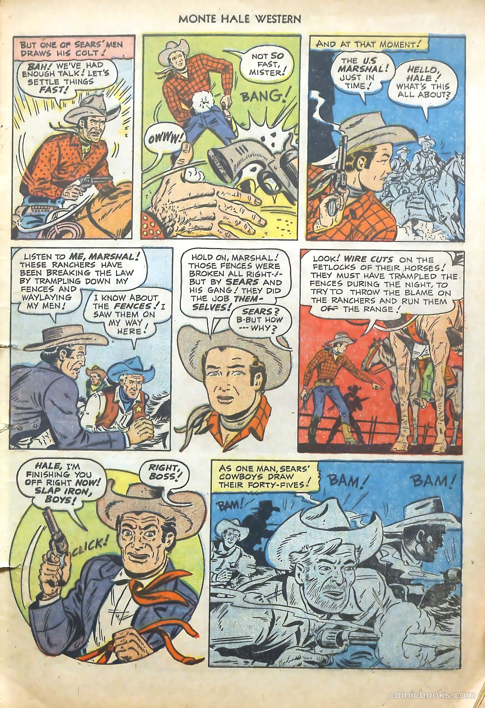 Monte Hale Western #45 (1950) — page 10 of 37