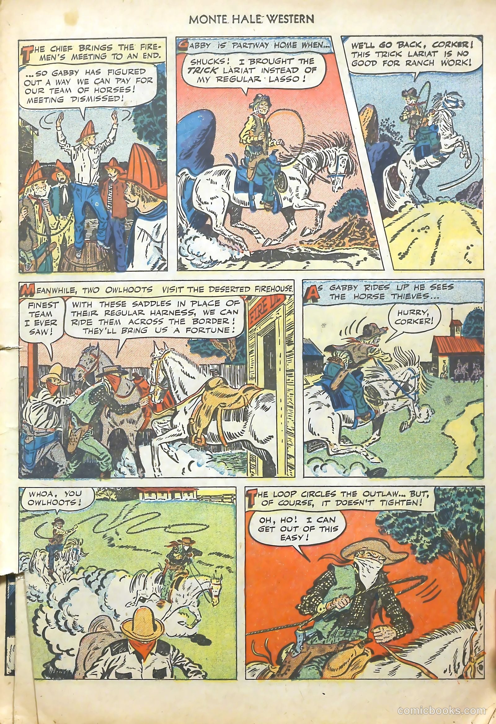 Monte Hale Western #45 (1950) — page 16 of 37