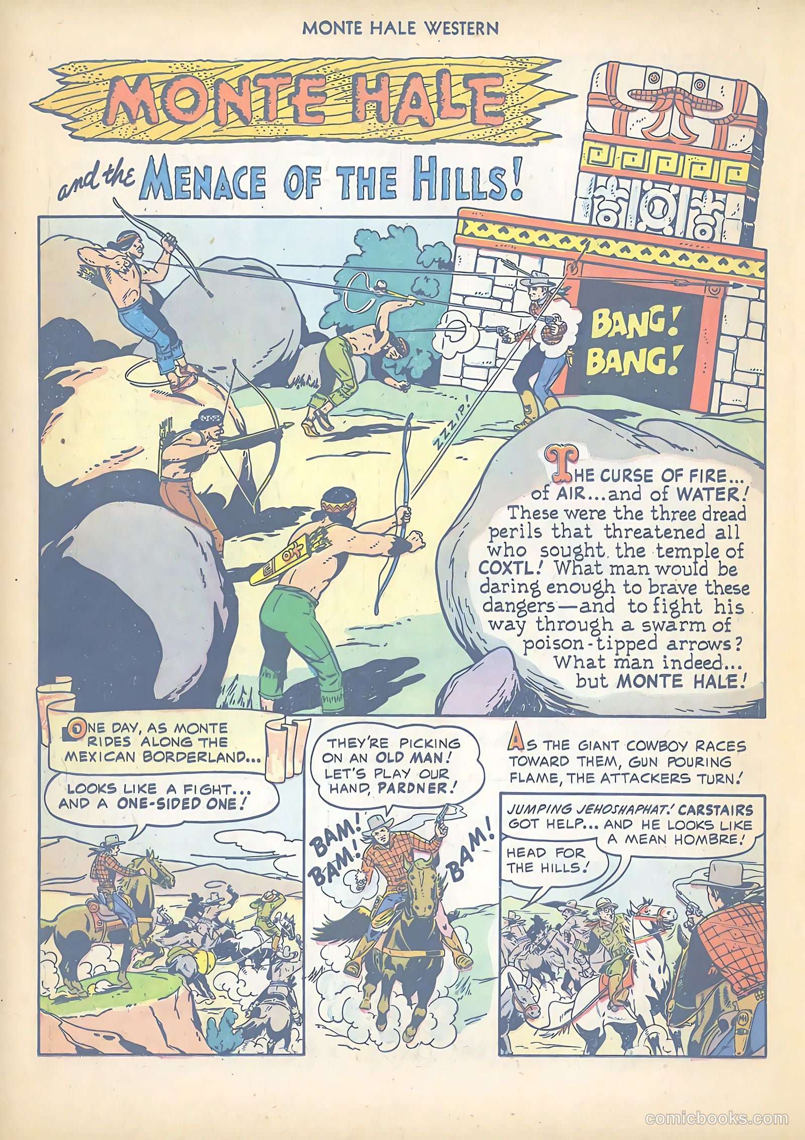Monte Hale Western #45 (1950) — page 19 of 37