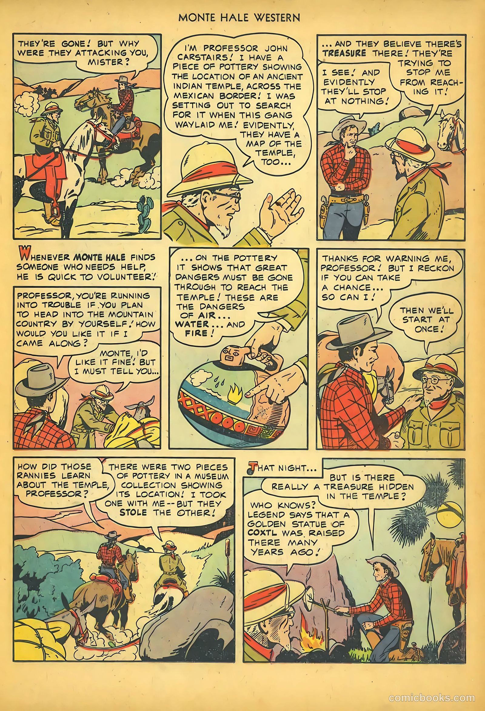 Monte Hale Western #45 (1950) — page 20 of 37