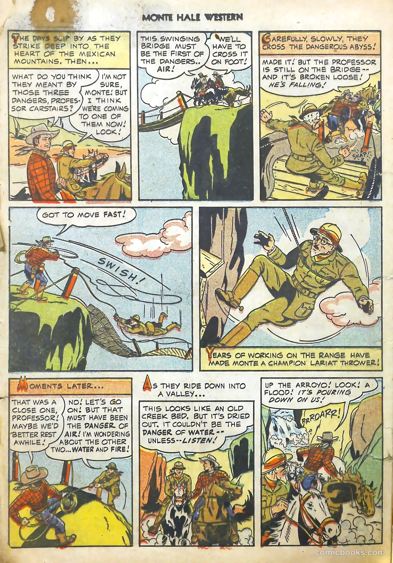 Monte Hale Western #45 (1950) — page 21 of 37