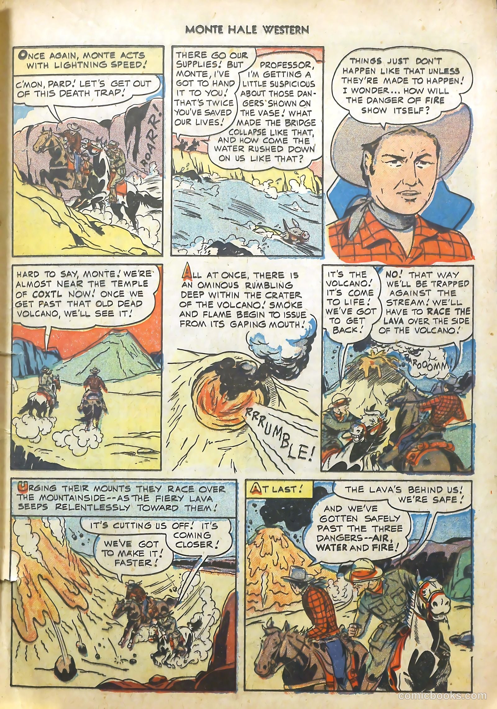 Monte Hale Western #45 (1950) — page 22 of 37