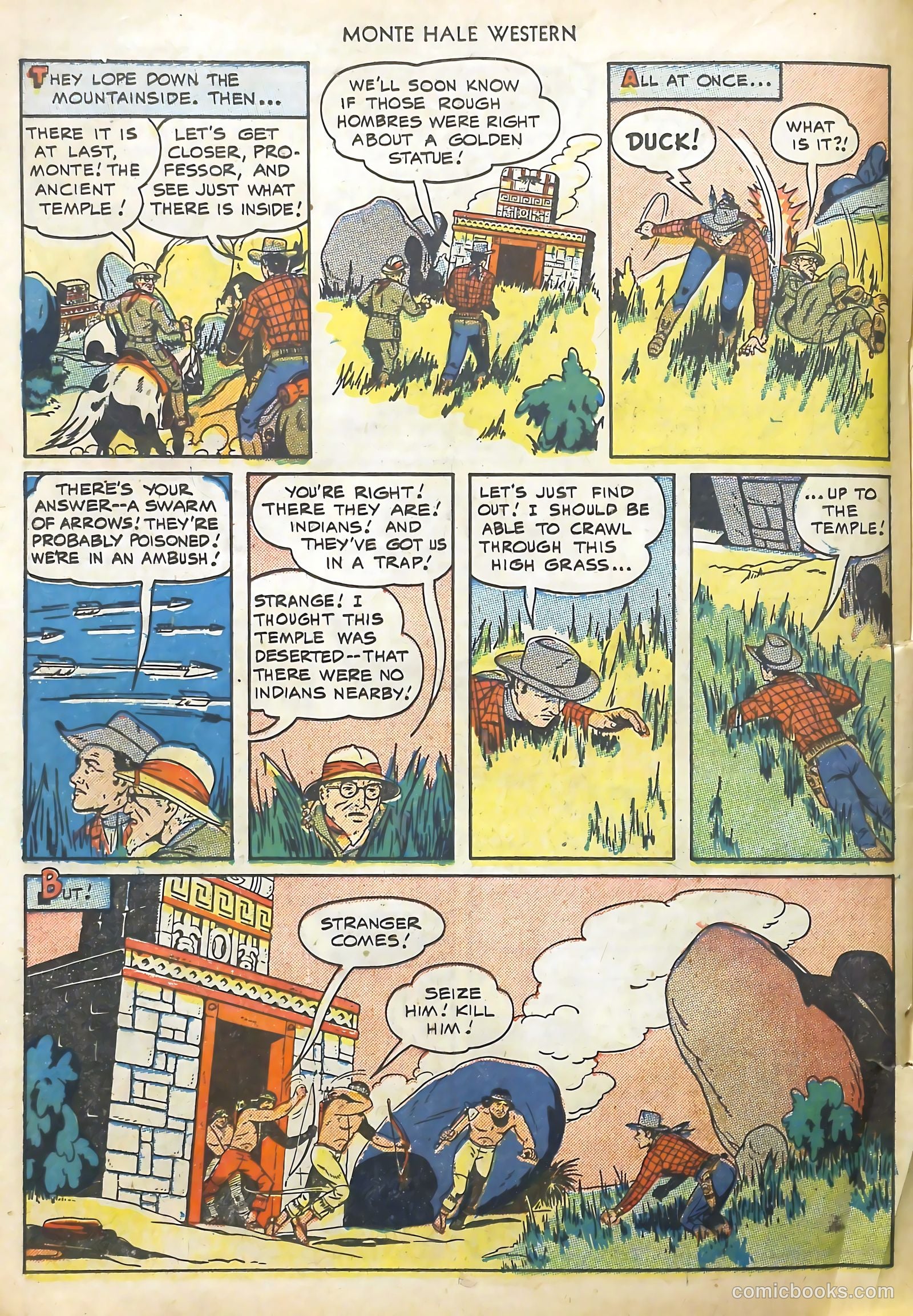 Monte Hale Western #45 (1950) — page 23 of 37