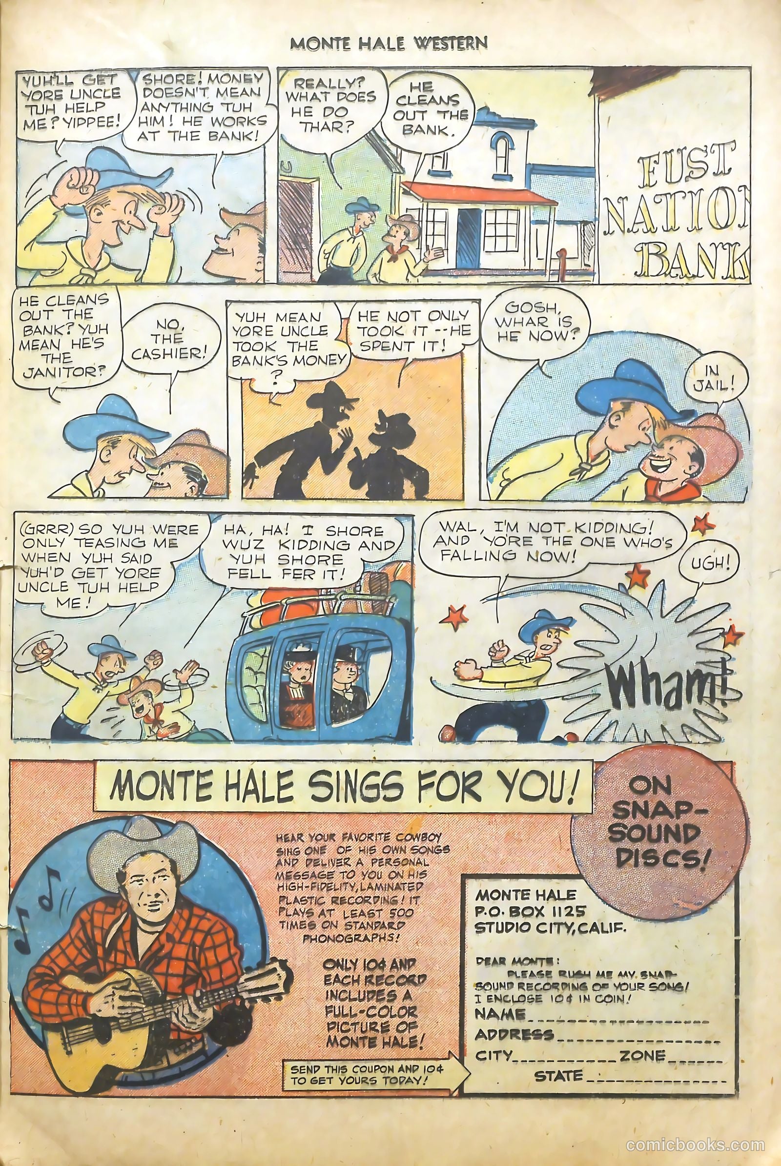 Monte Hale Western #45 (1950) — page 26 of 37