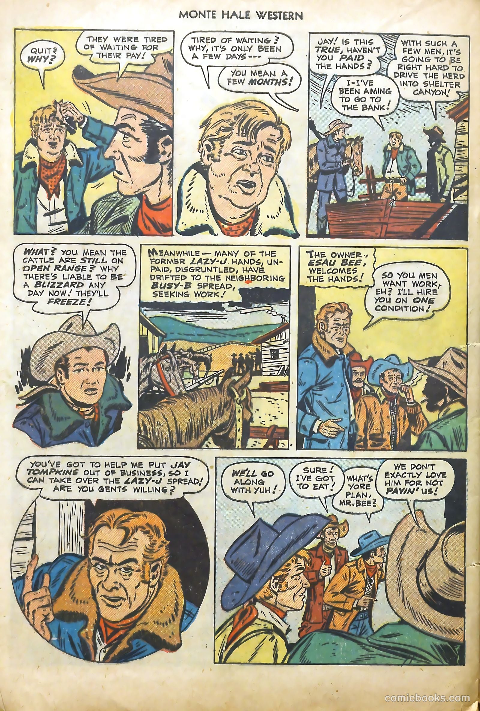 Monte Hale Western #45 (1950) — page 29 of 37