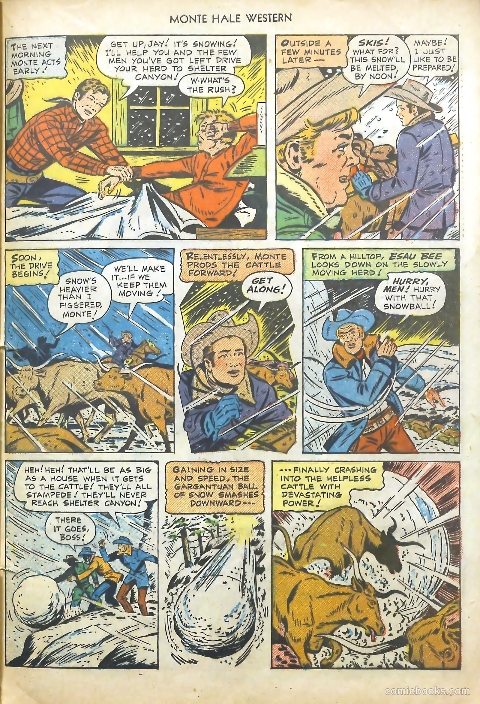 Monte Hale Western #45 (1950) — page 30 of 37