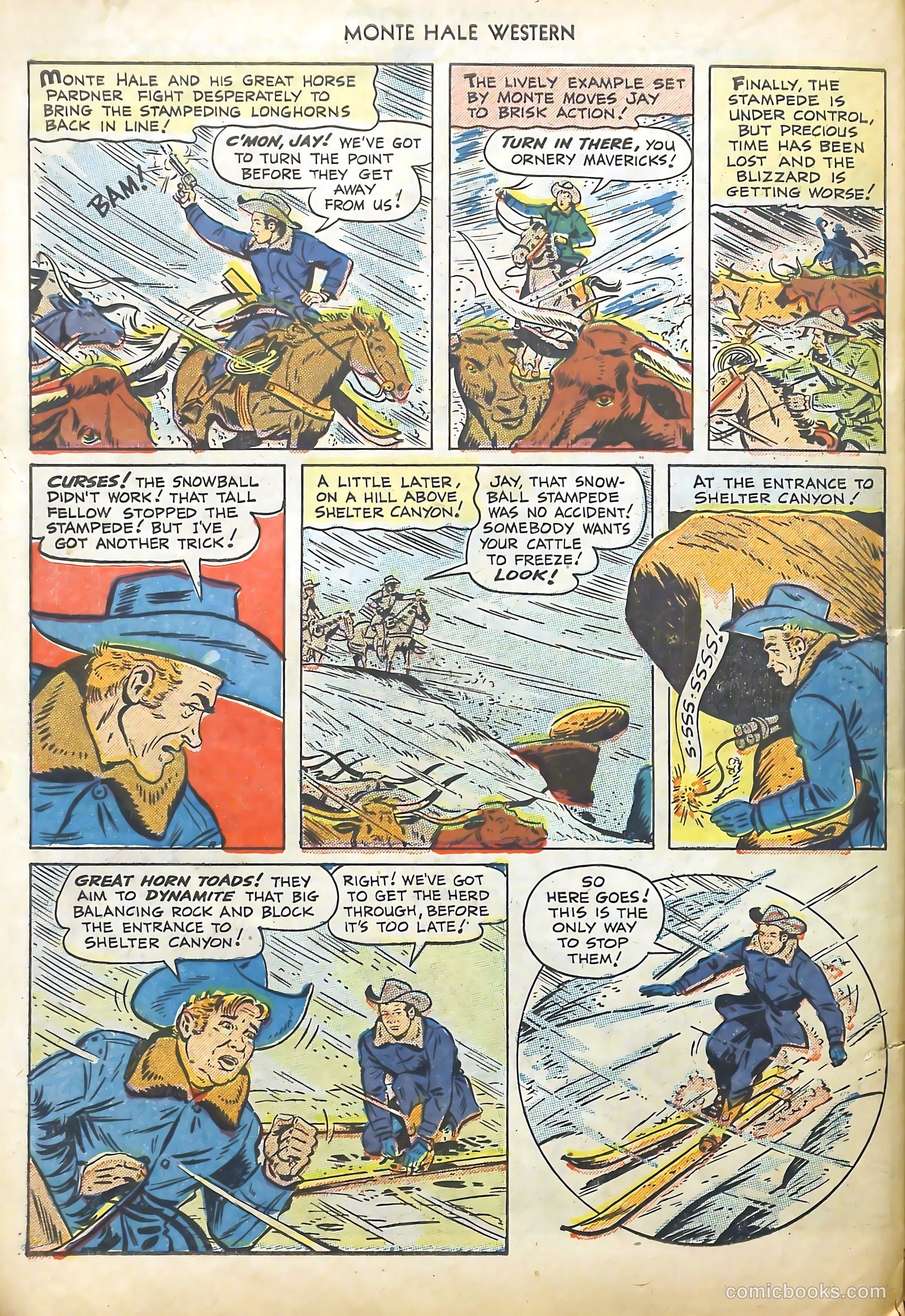 Monte Hale Western #45 (1950) — page 31 of 37