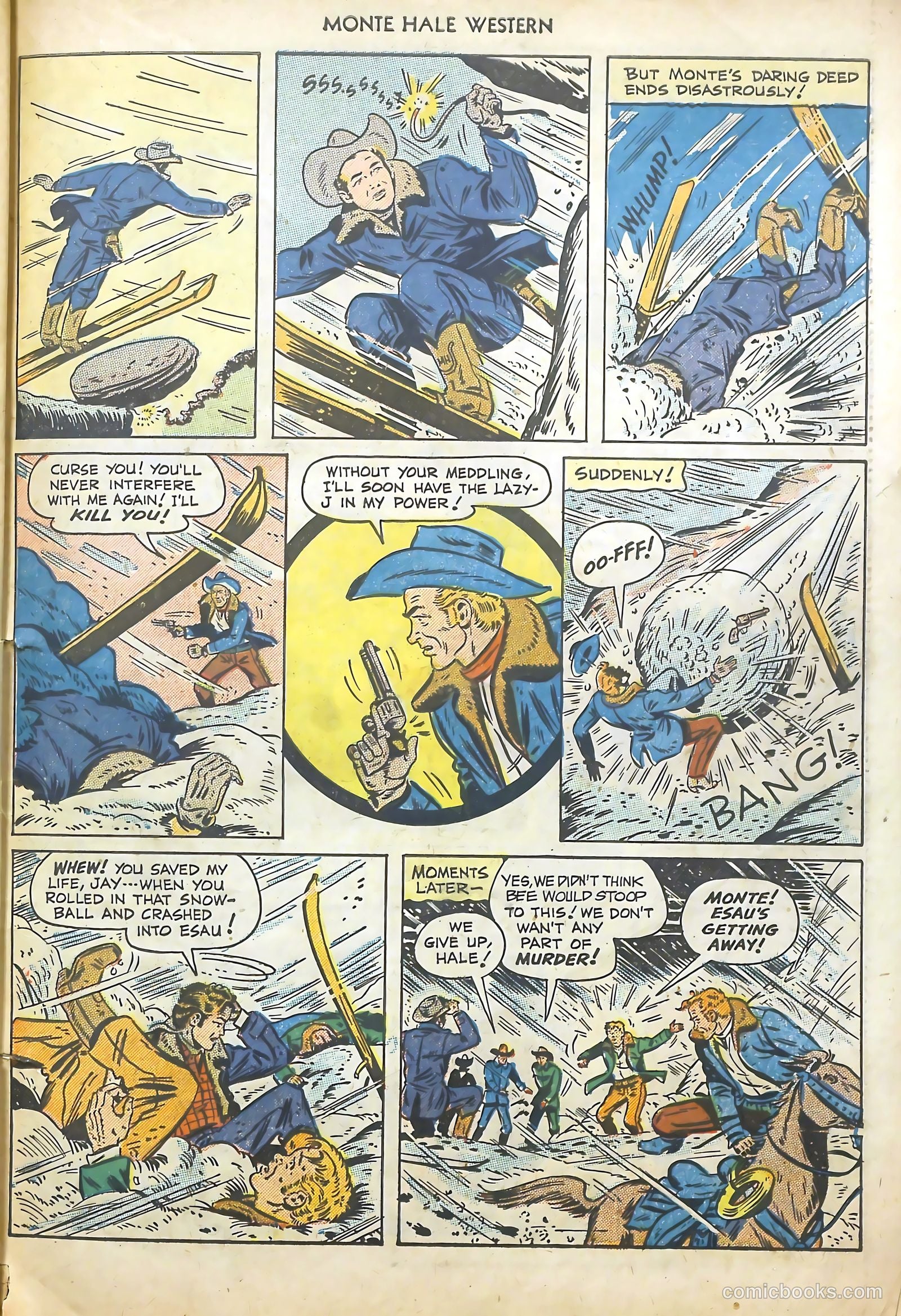 Monte Hale Western #45 (1950) — page 32 of 37
