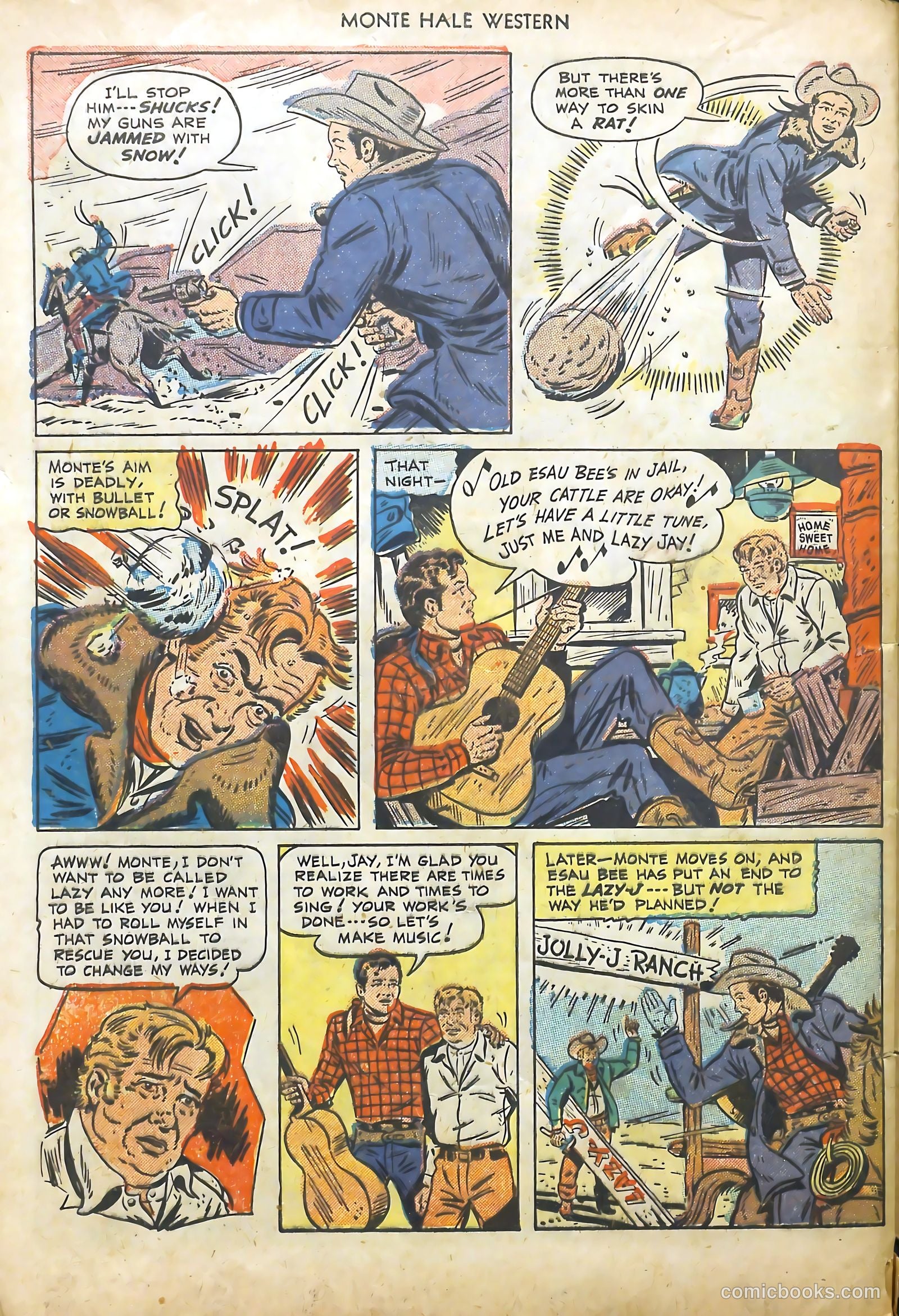 Monte Hale Western #45 (1950) — page 33 of 37