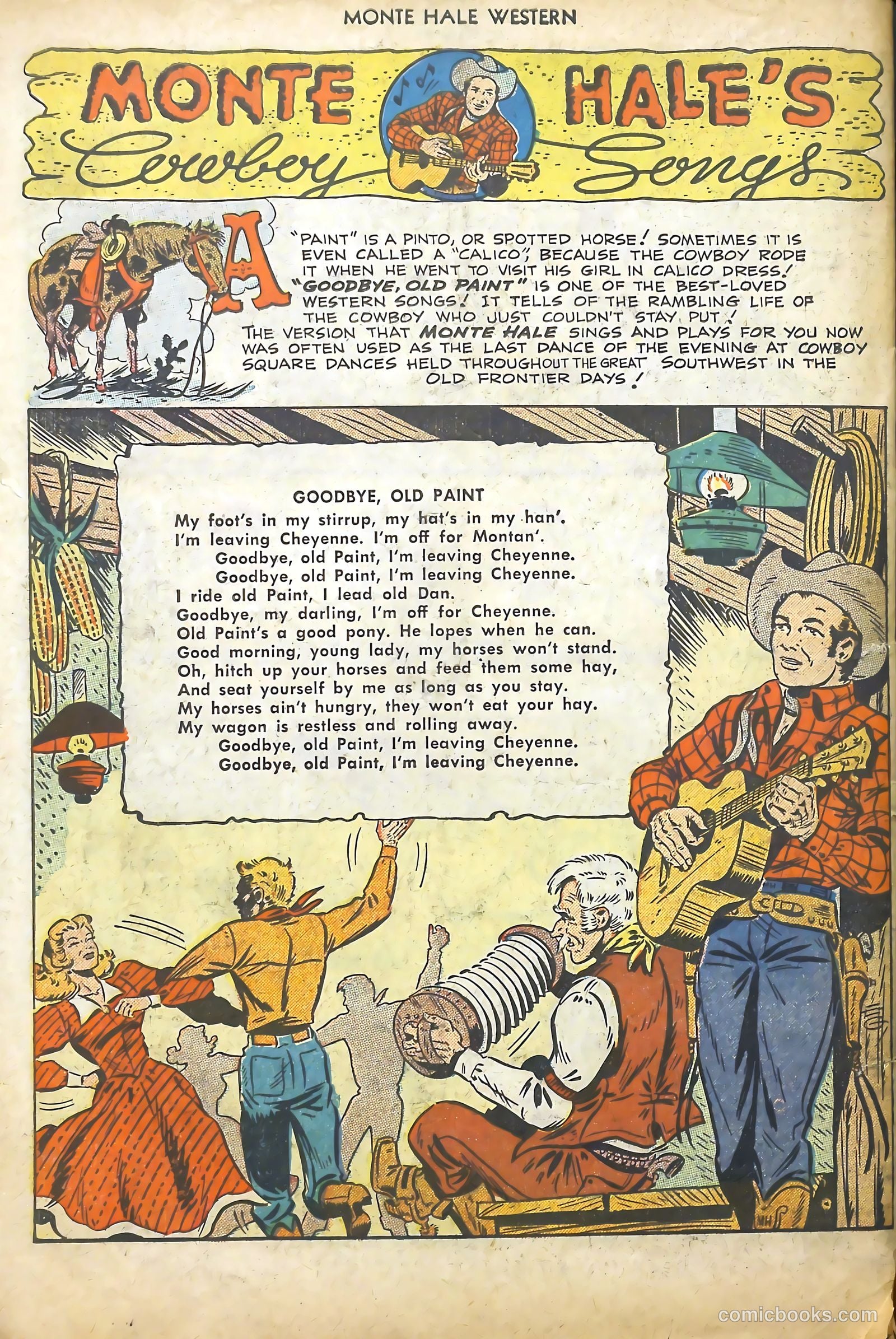 Monte Hale Western #45 (1950) — page 35 of 37