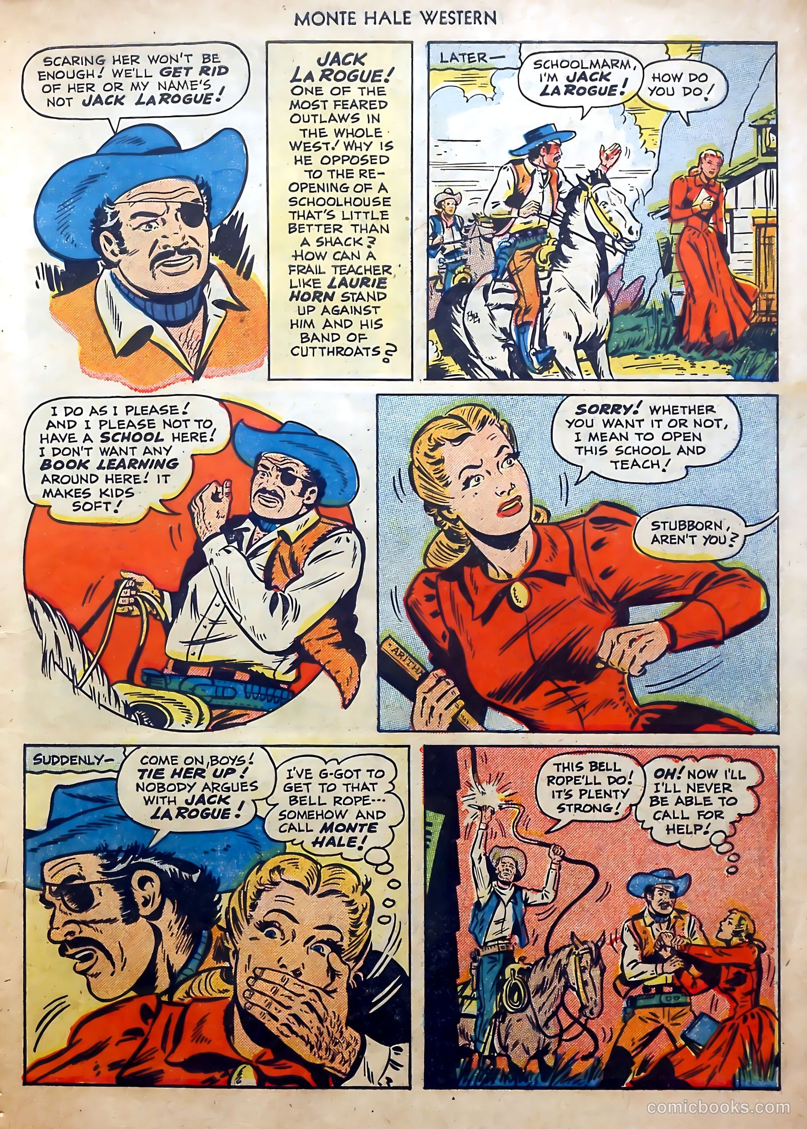 Monte Hale Western #46 (1950) — page 7 of 52