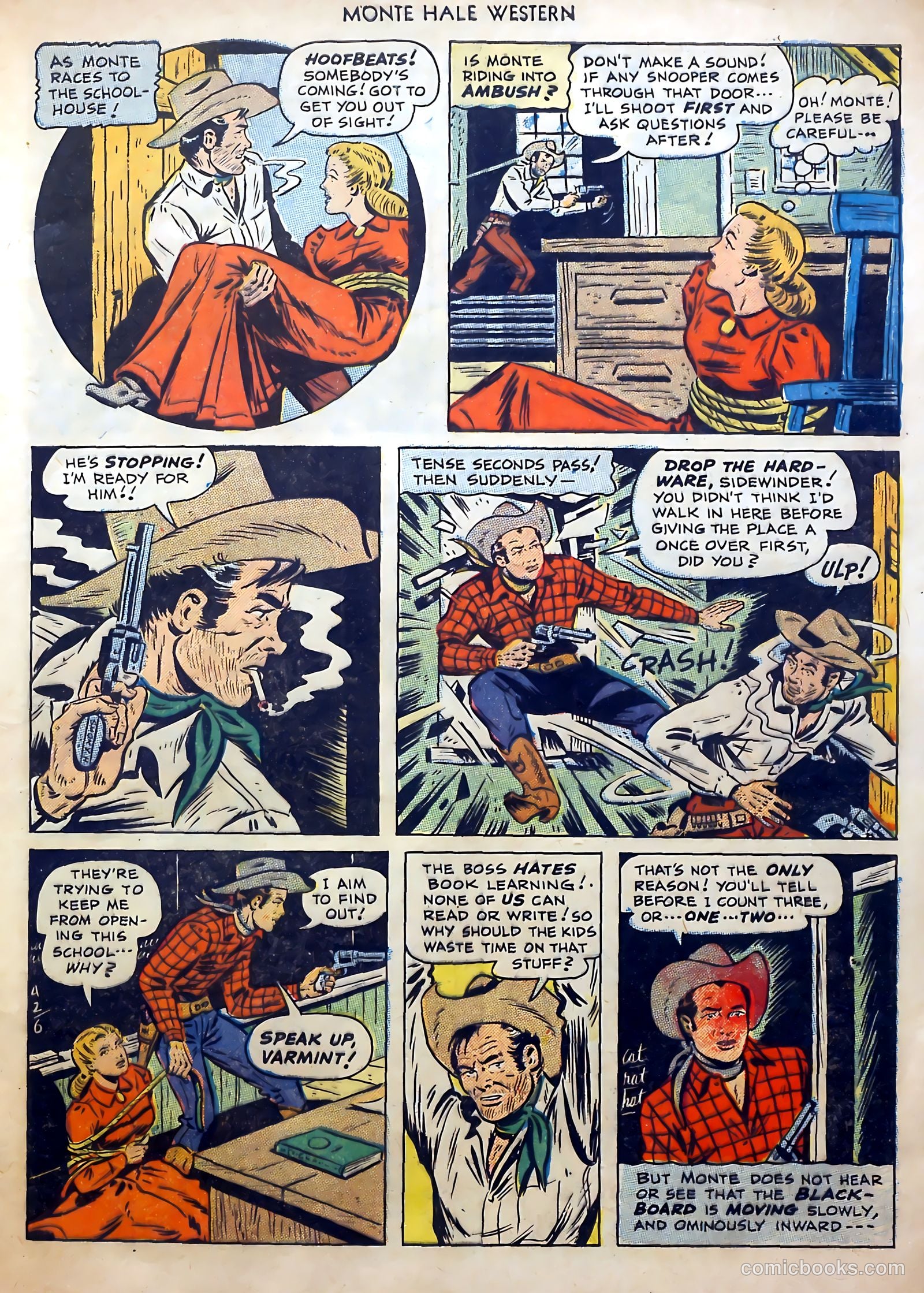 Monte Hale Western #46 (1950) — page 9 of 52