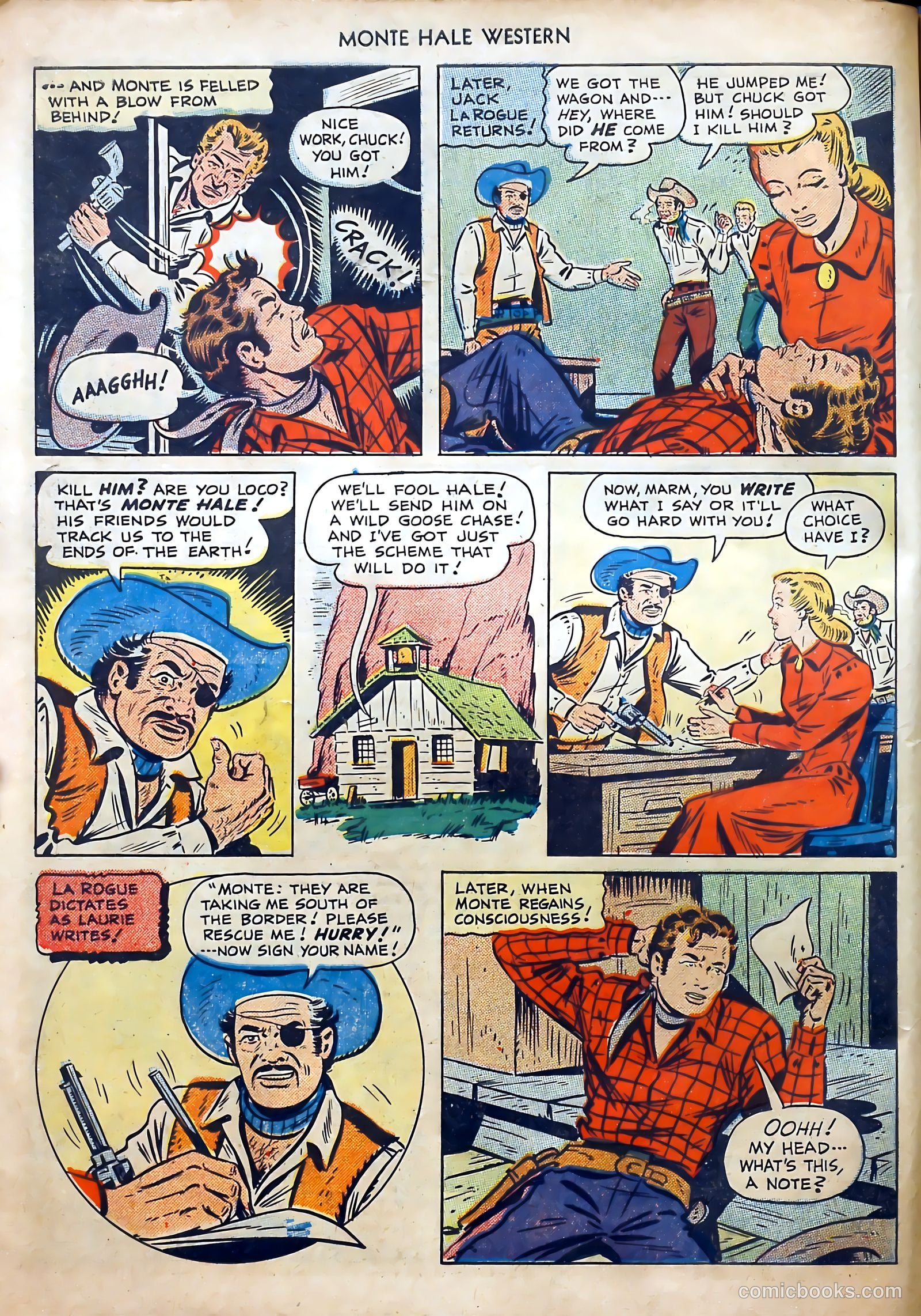 Monte Hale Western #46 (1950) — page 10 of 52