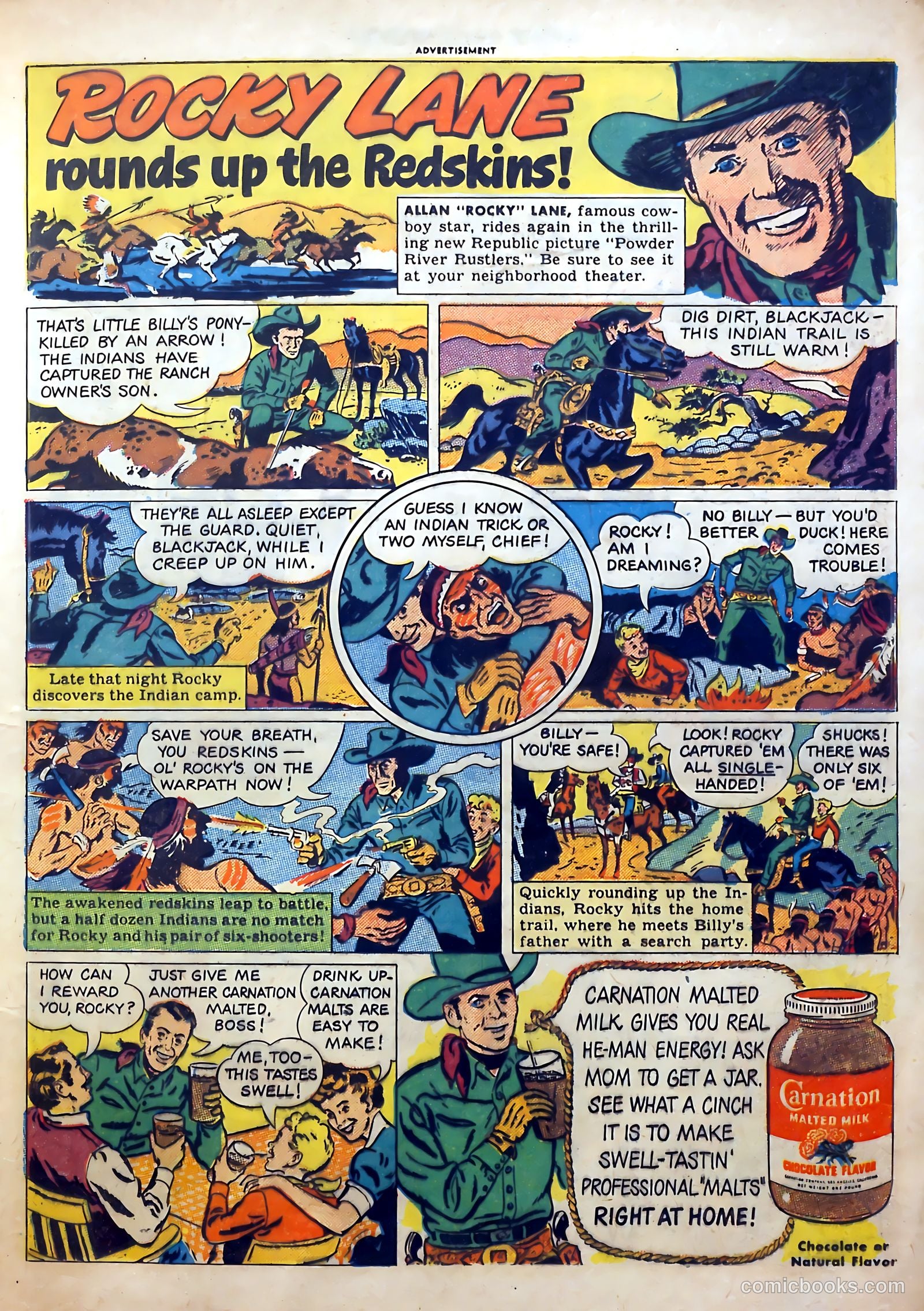 Monte Hale Western #46 (1950) — page 13 of 52
