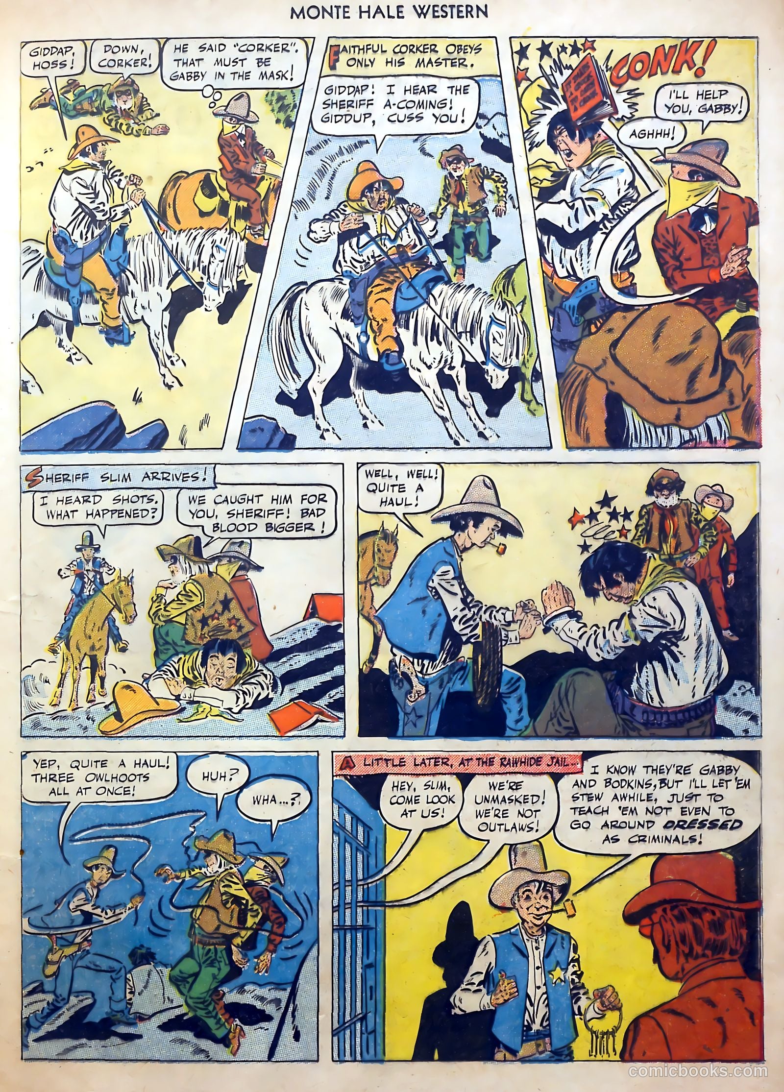 Monte Hale Western #46 (1950) — page 17 of 52