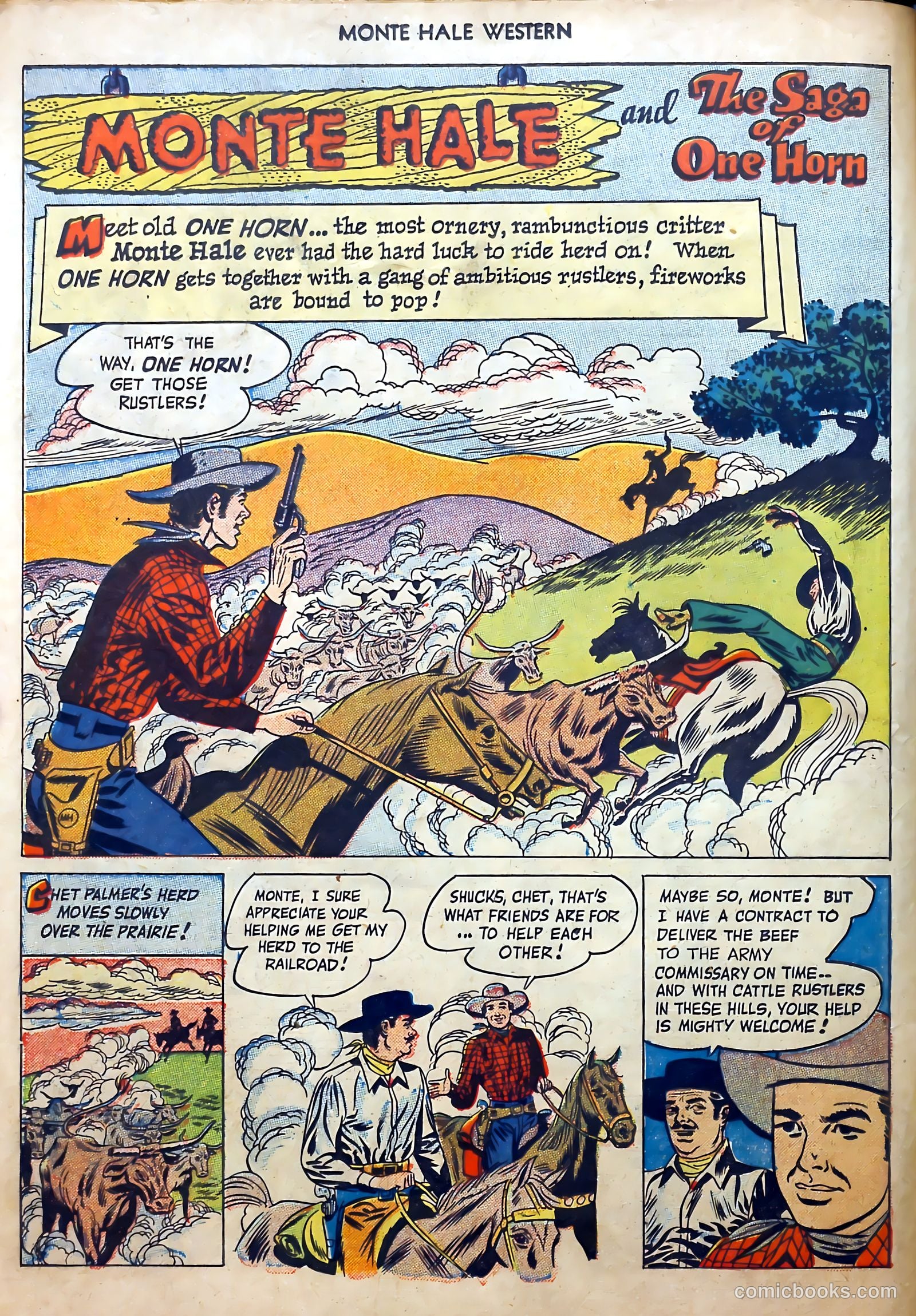 Monte Hale Western #46 (1950) — page 18 of 52