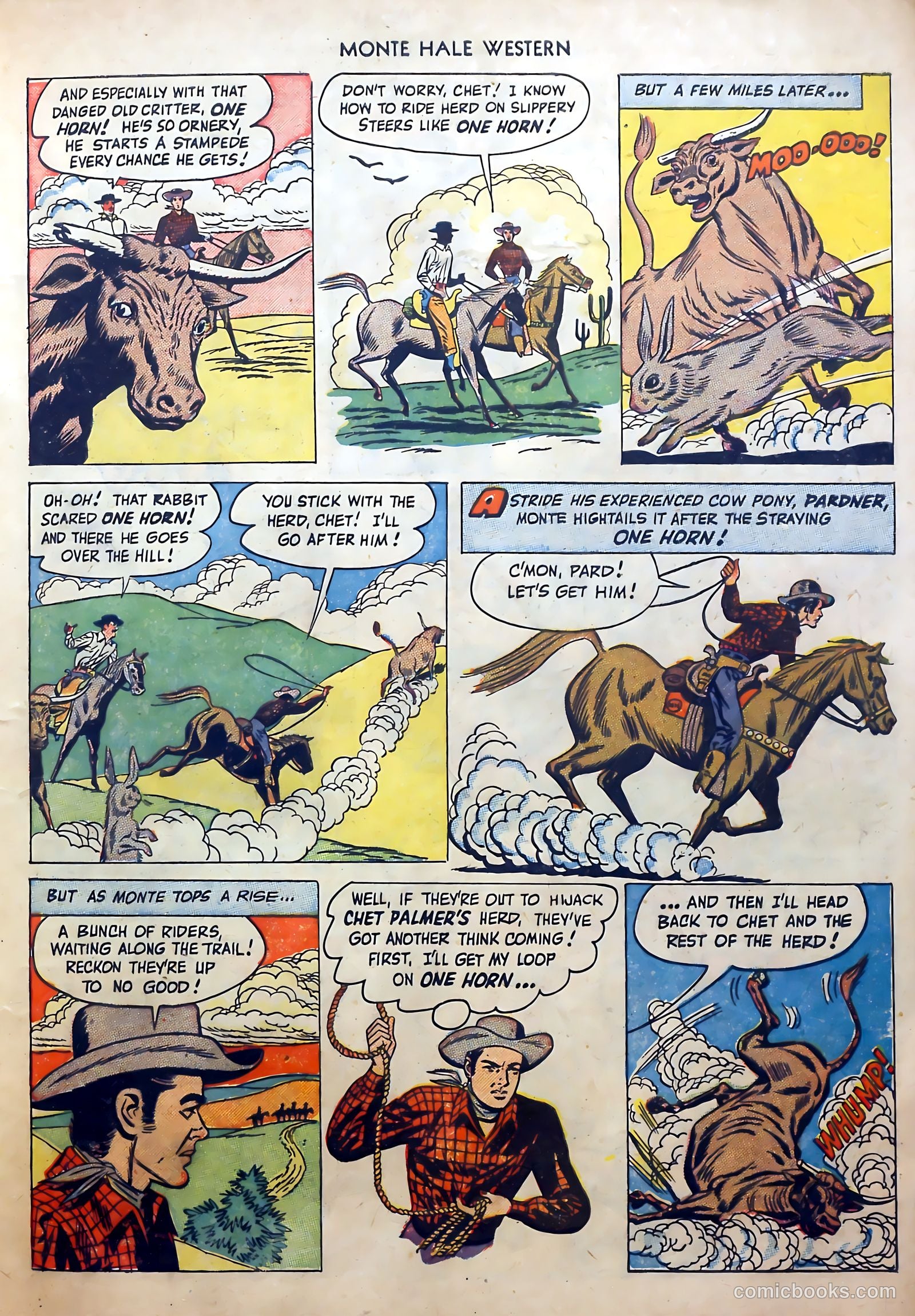 Monte Hale Western #46 (1950) — page 19 of 52