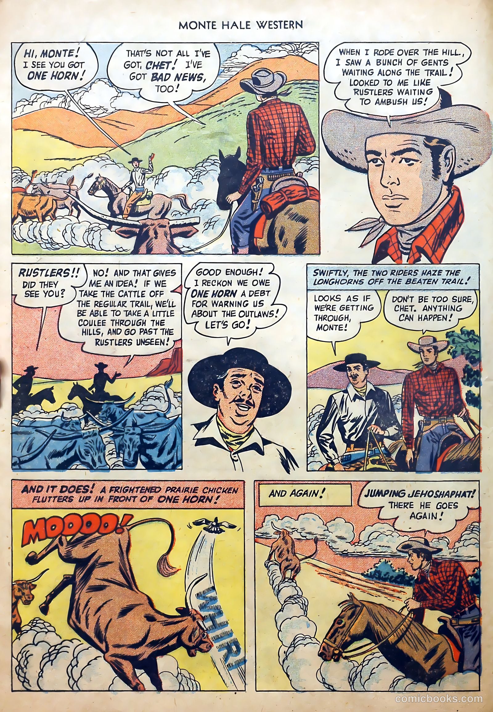 Monte Hale Western #46 (1950) — page 20 of 52