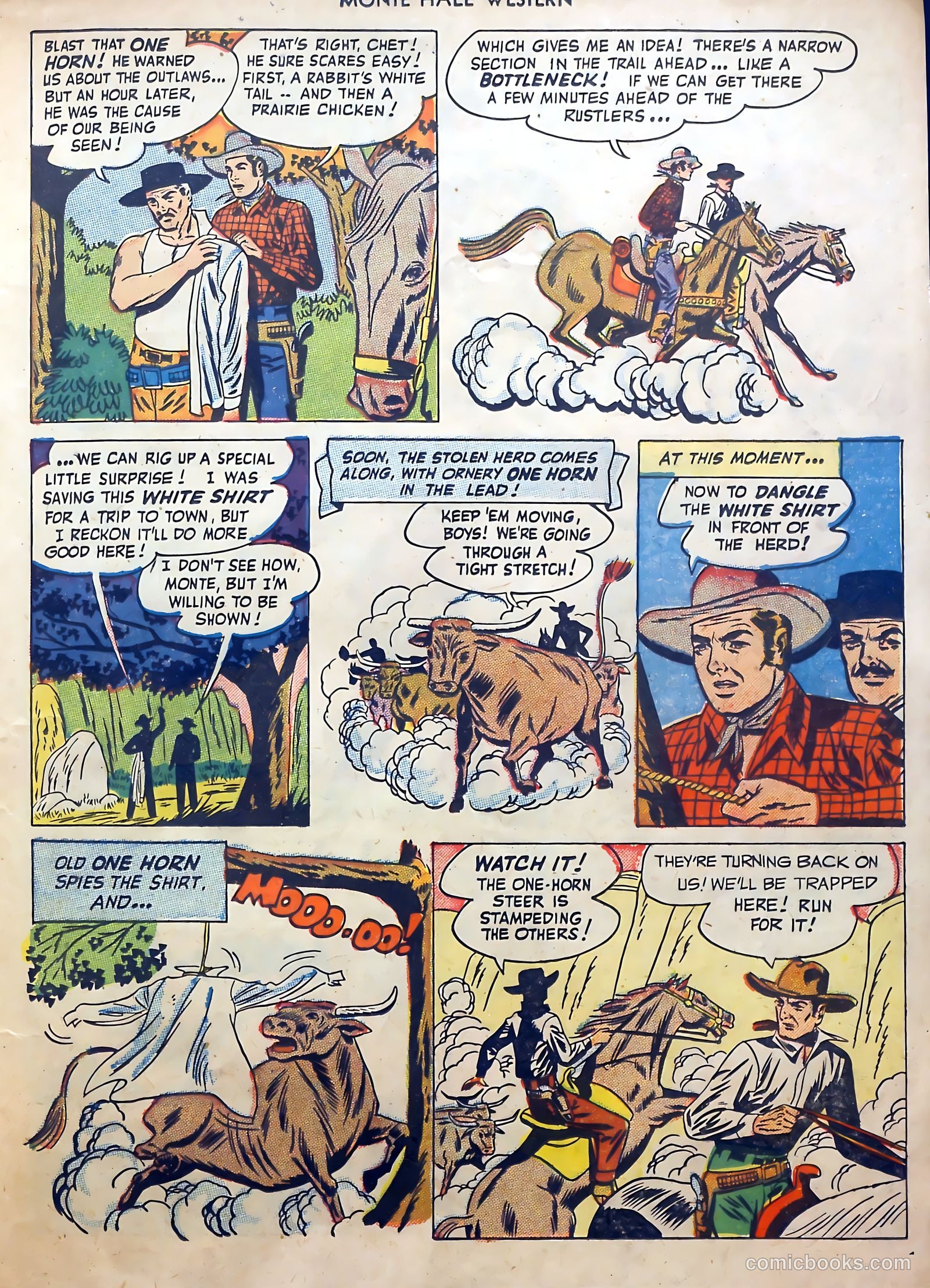 Monte Hale Western #46 (1950) — page 23 of 52