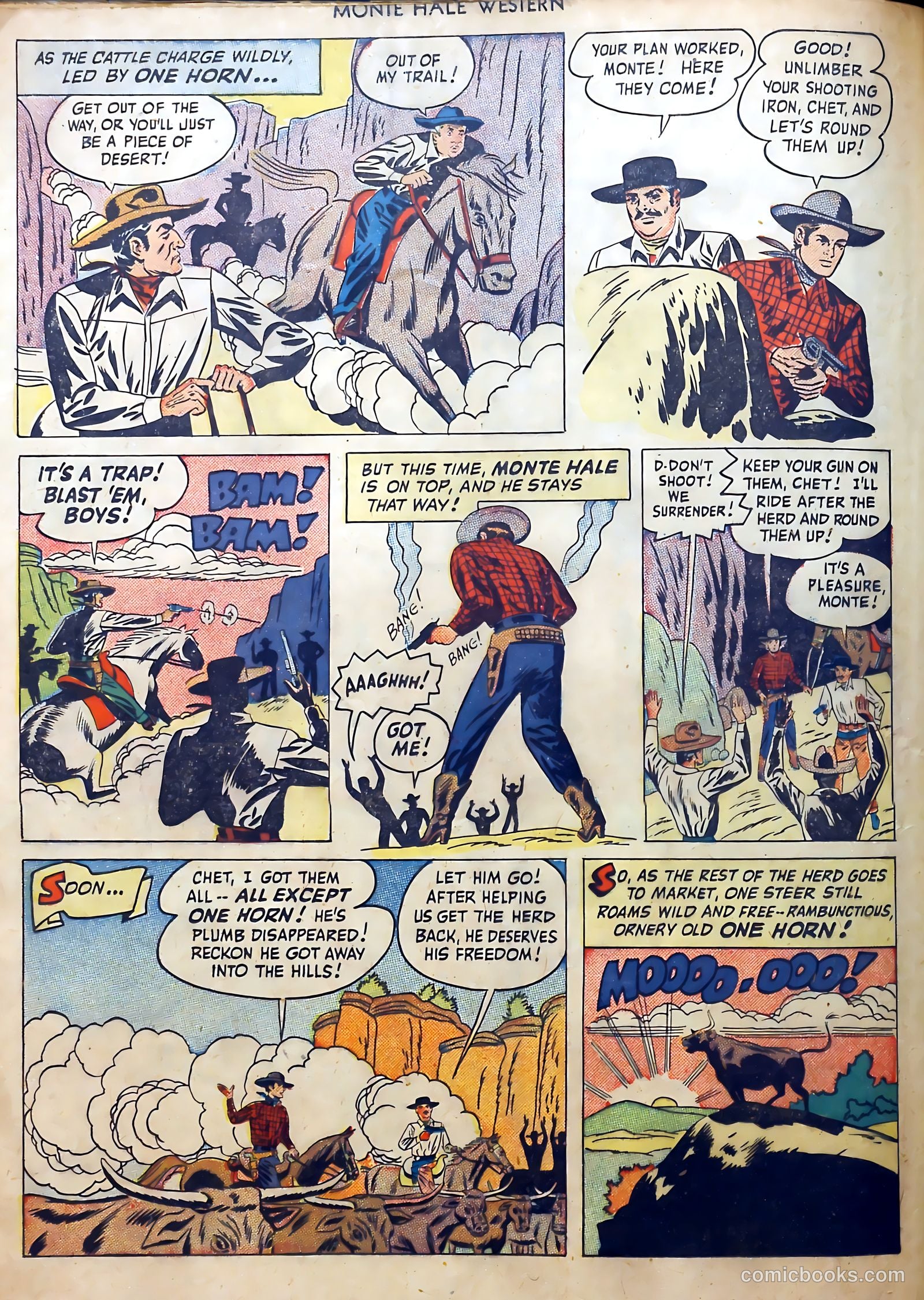 Monte Hale Western #46 (1950) — page 24 of 52