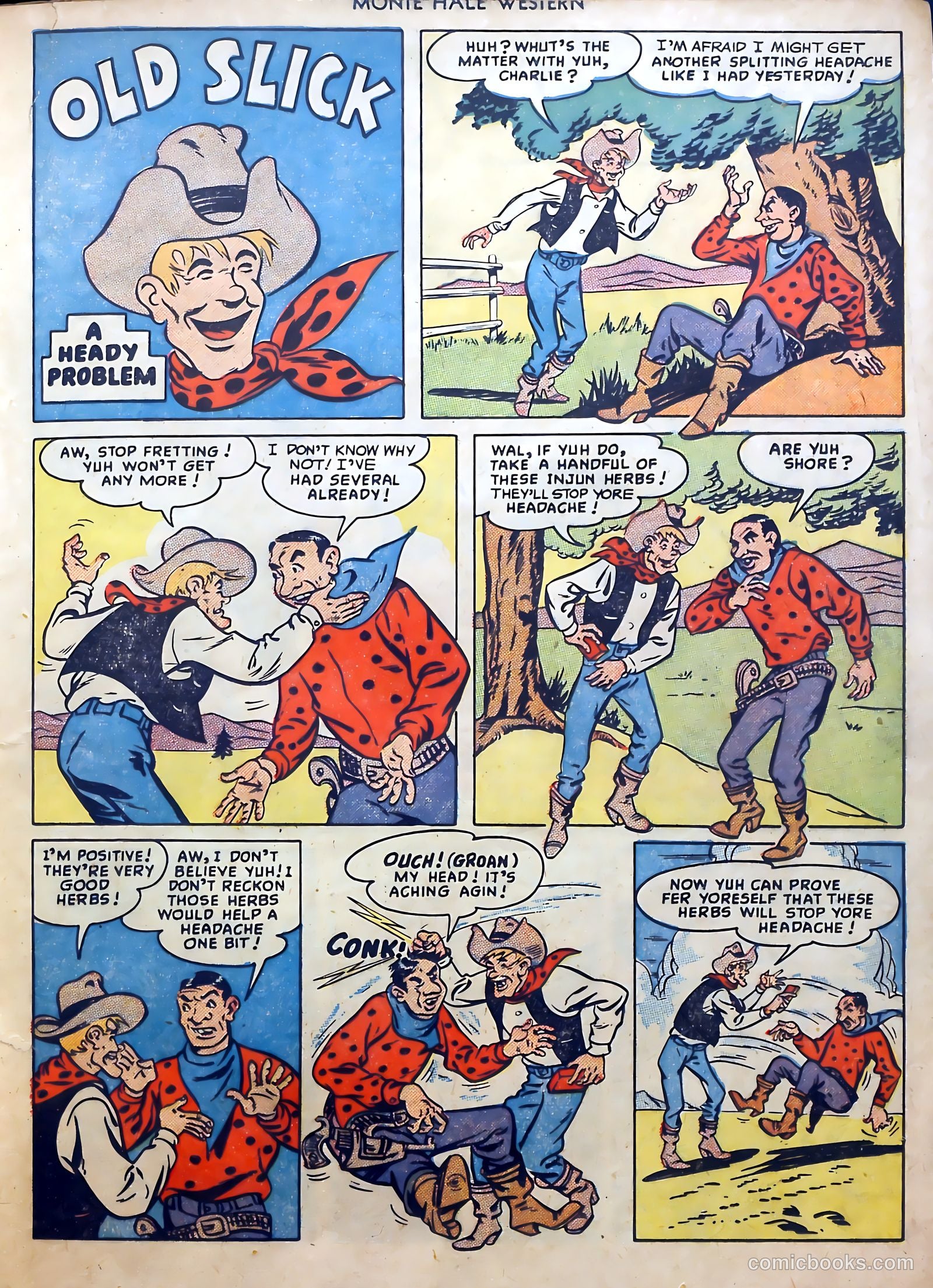 Monte Hale Western #46 (1950) — page 25 of 52