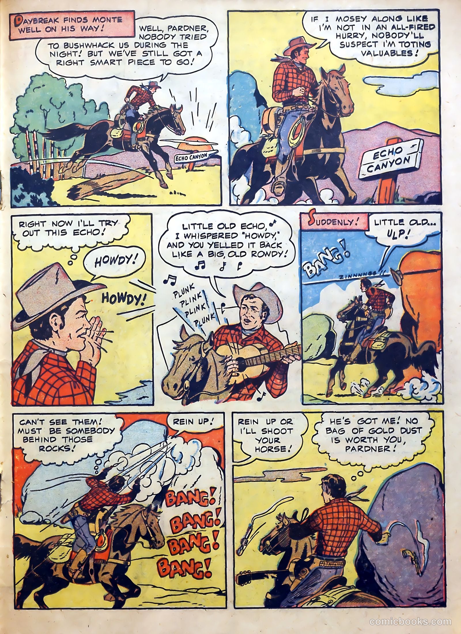 Monte Hale Western #46 (1950) — page 27 of 52
