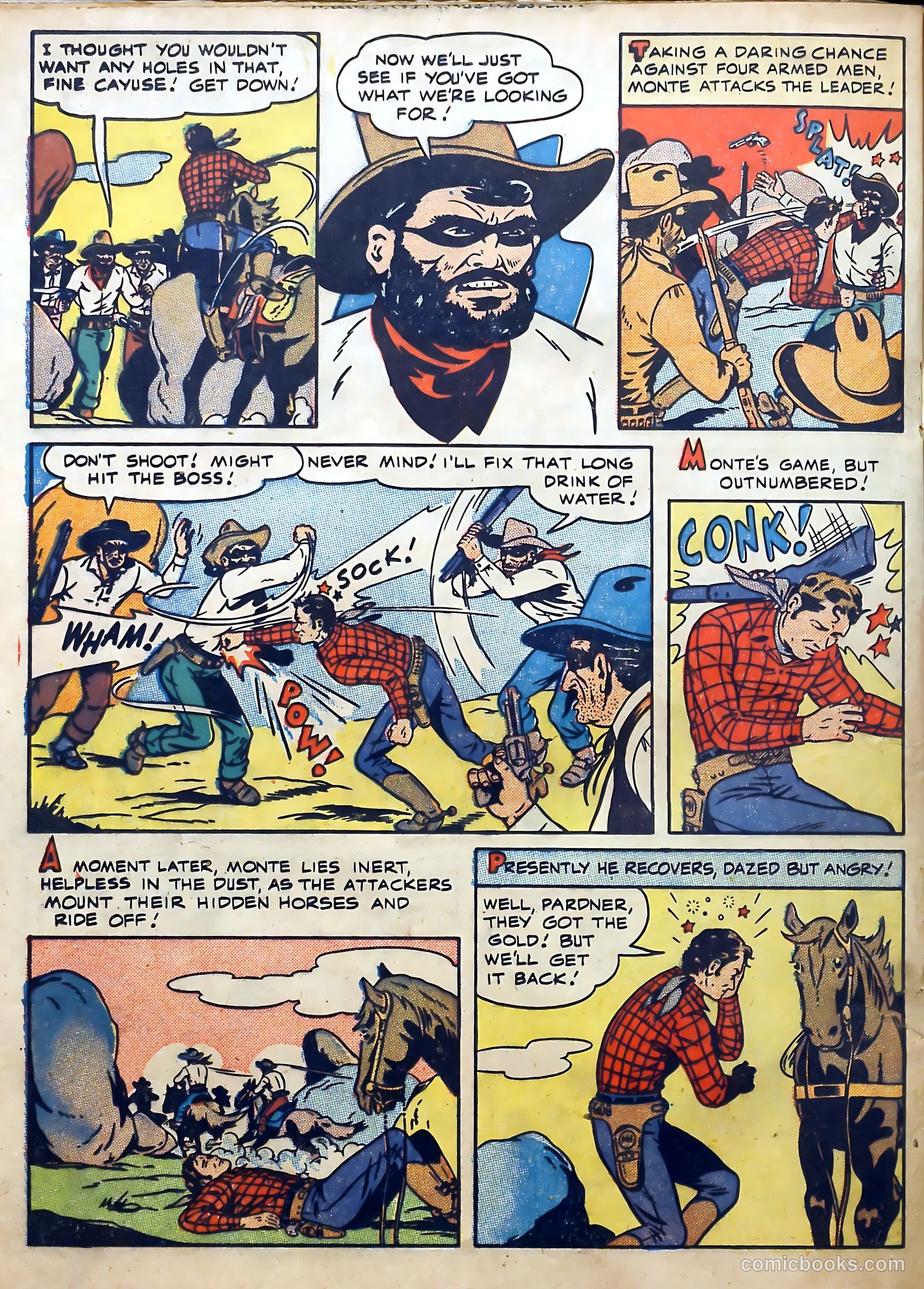 Monte Hale Western #46 (1950) — page 28 of 52