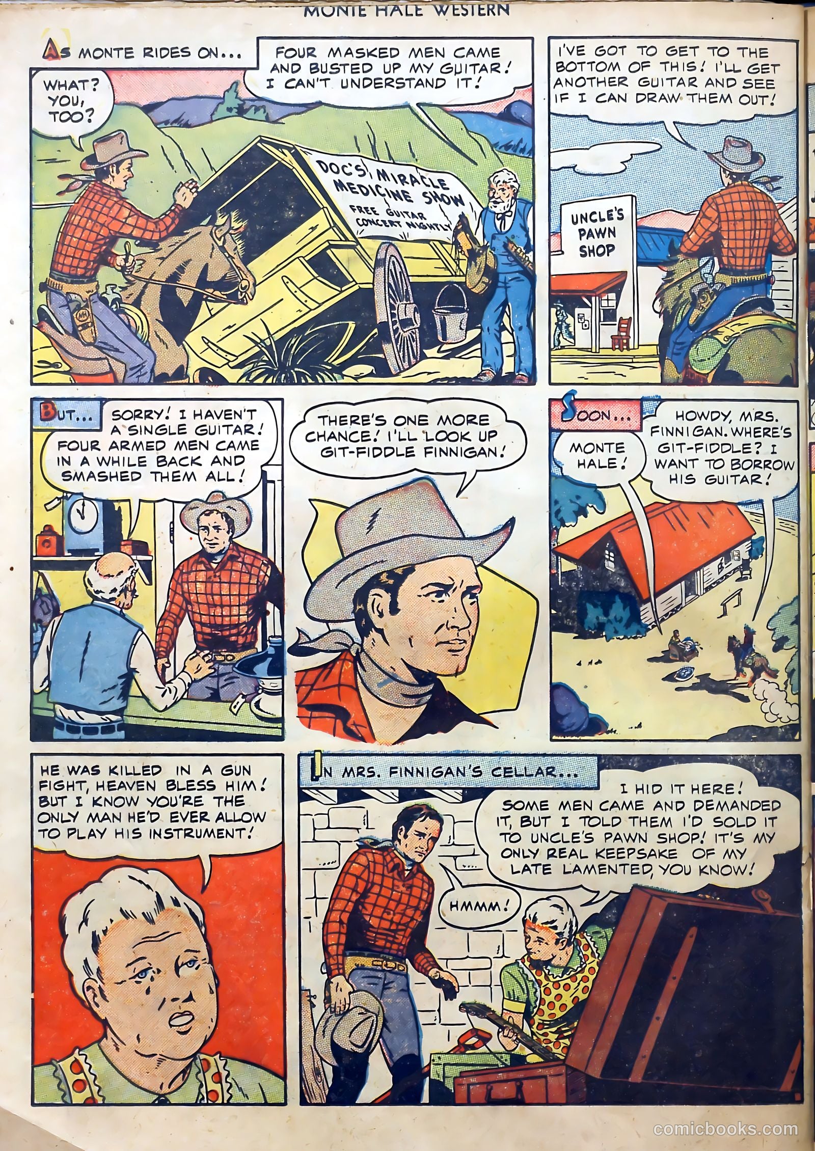 Monte Hale Western #46 (1950) — page 30 of 52