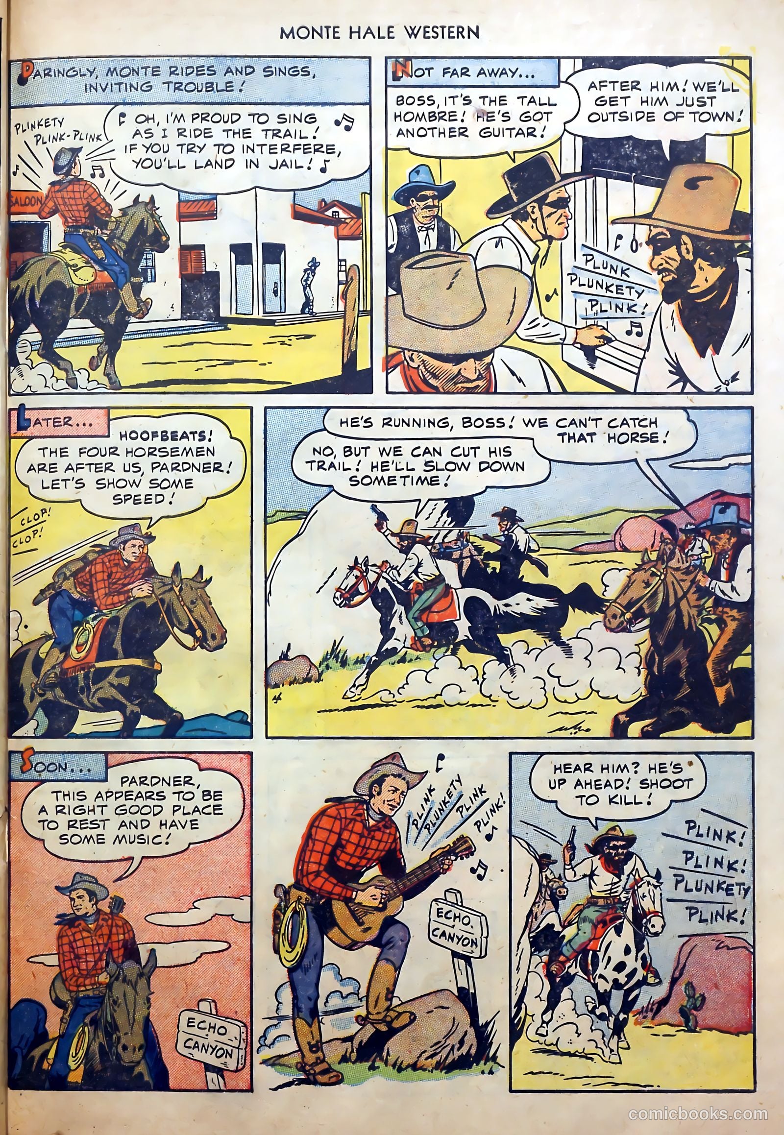 Monte Hale Western #46 (1950) — page 31 of 52