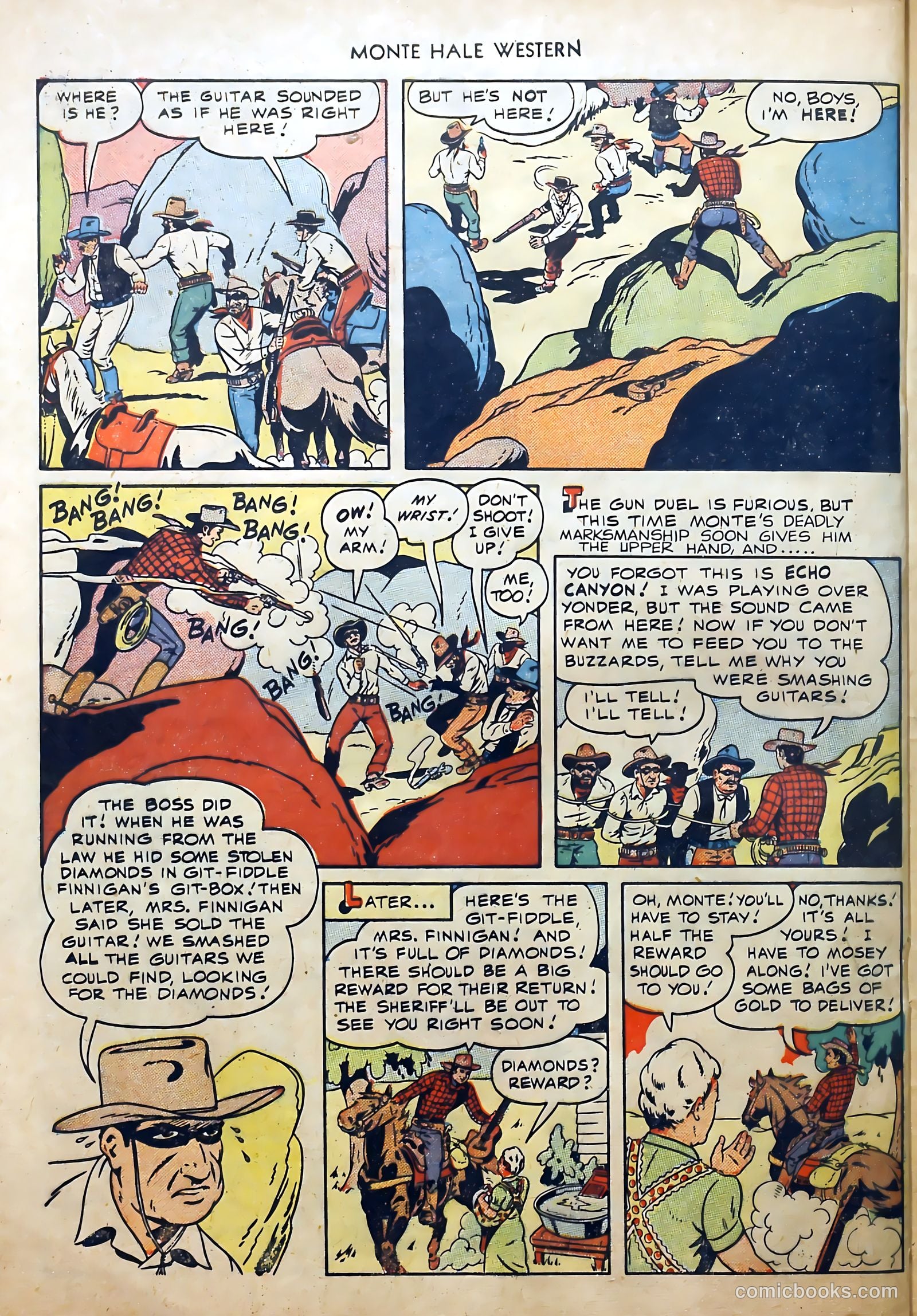Monte Hale Western #46 (1950) — page 32 of 52