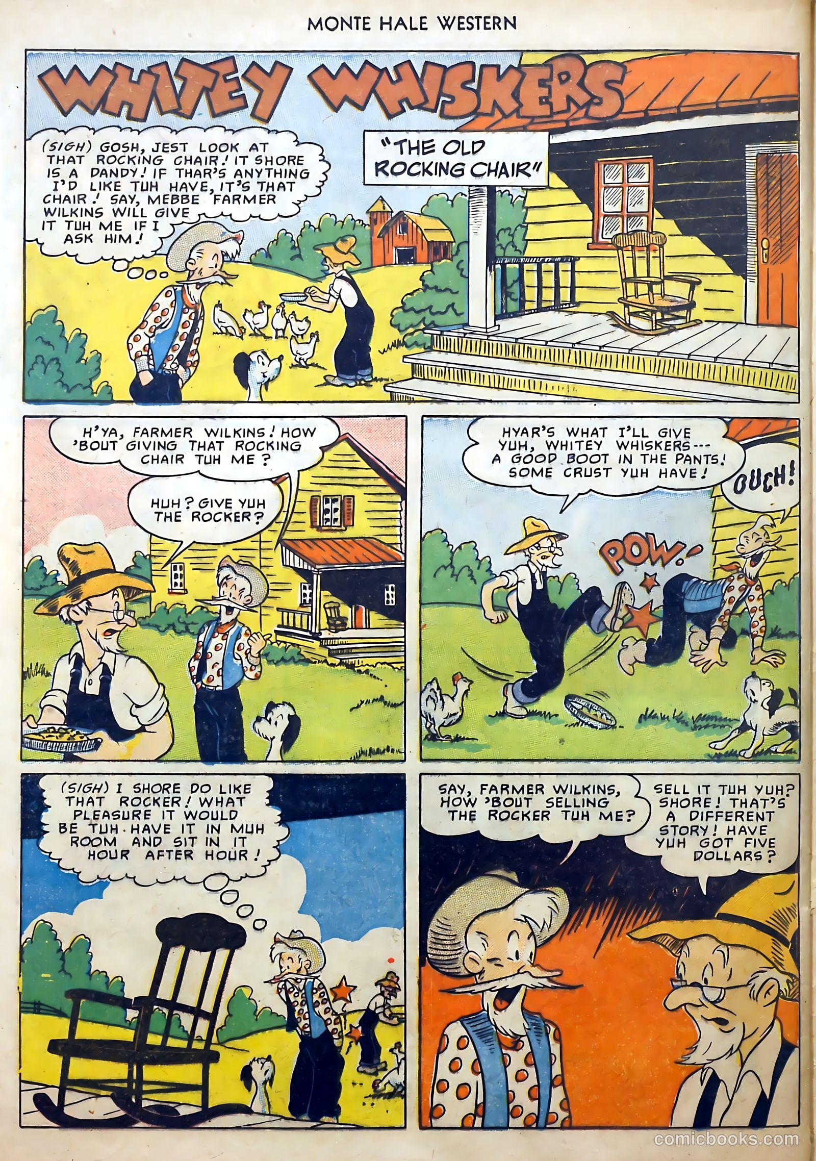 Monte Hale Western #46 (1950) — page 36 of 52