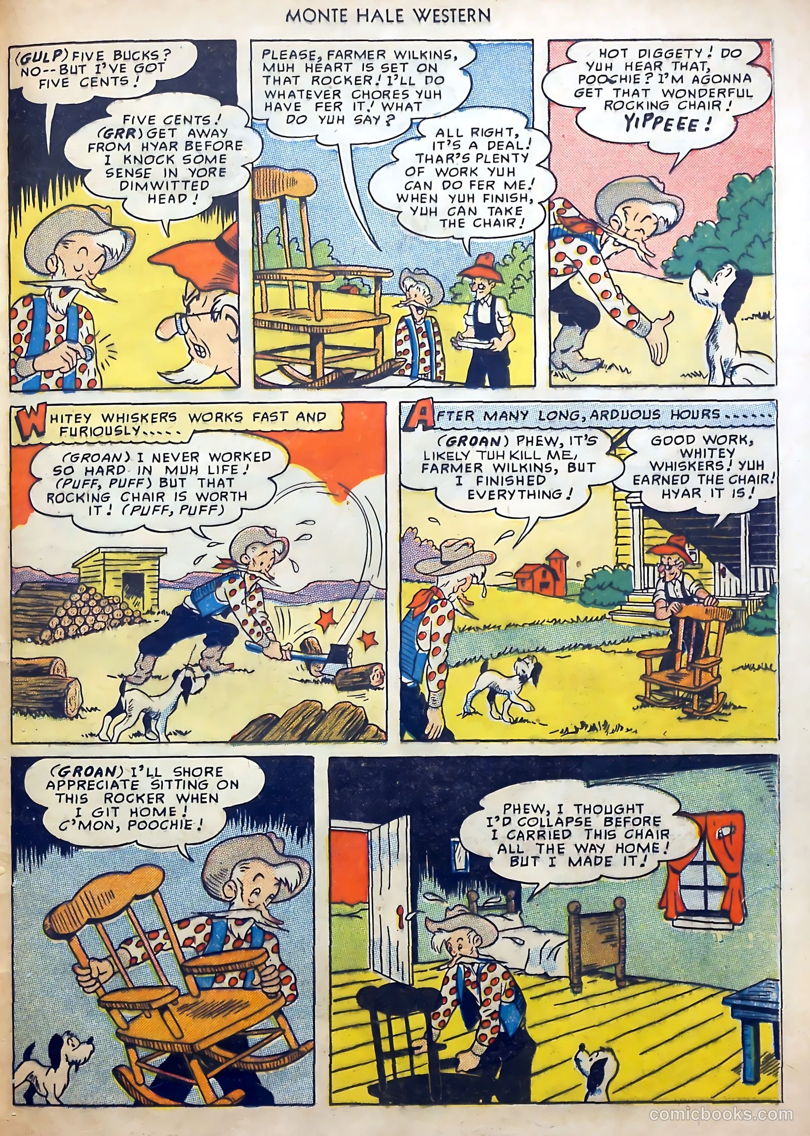 Monte Hale Western #46 (1950) — page 37 of 52