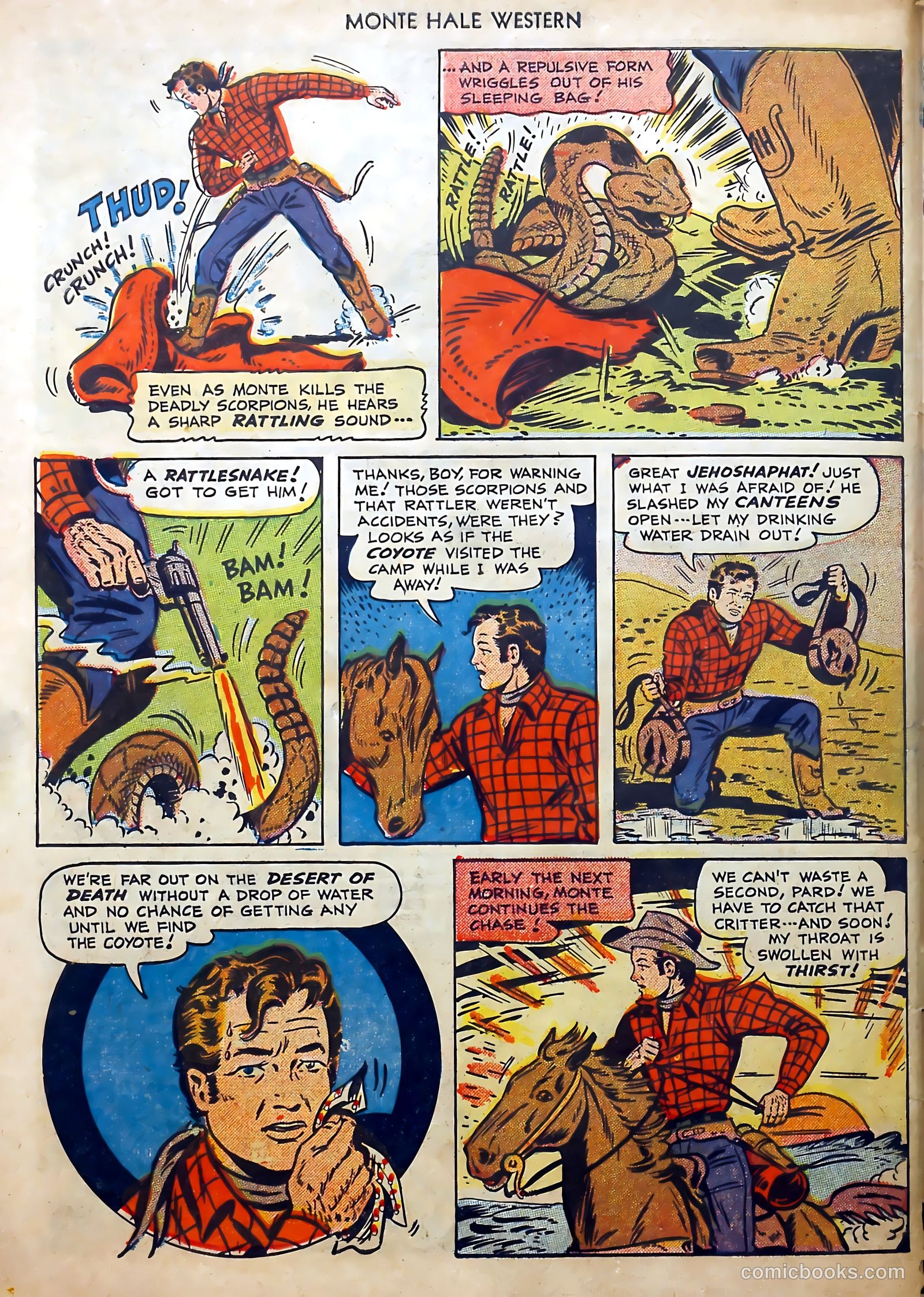 Monte Hale Western #46 (1950) — page 46 of 52