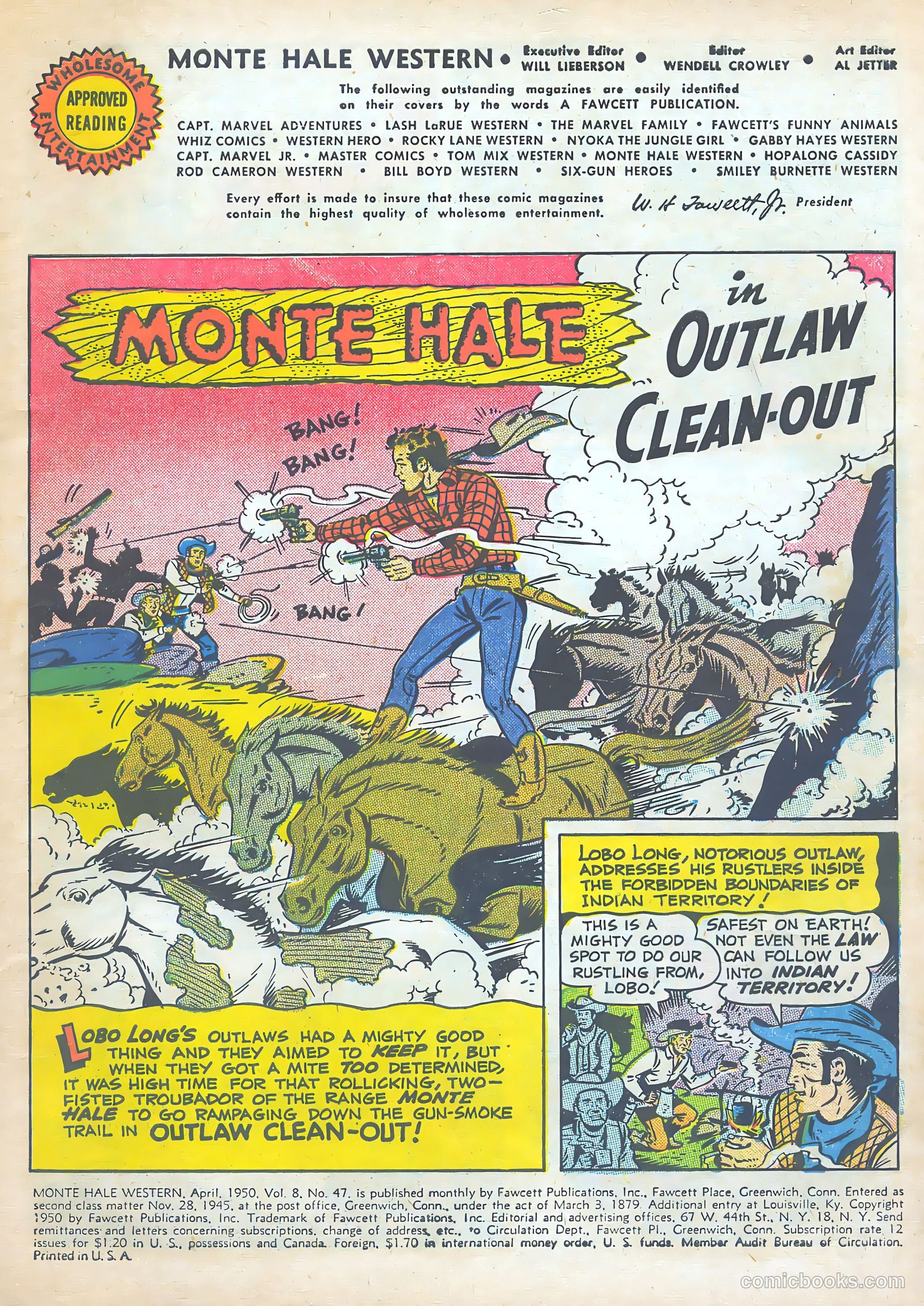 Monte Hale Western #47 (1950) — page 3 of 52