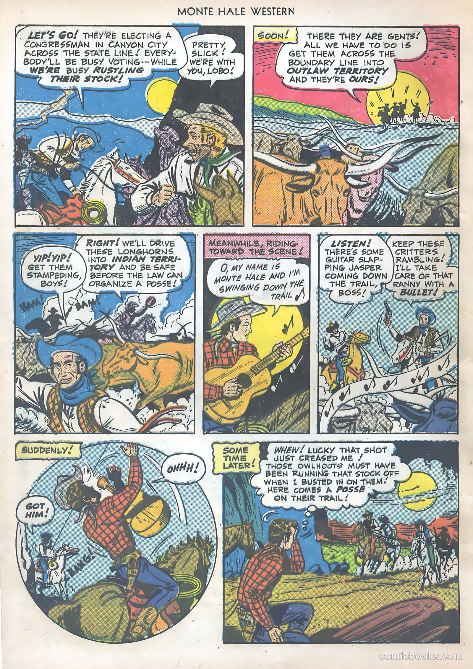 Monte Hale Western #47 (1950) — page 4 of 52