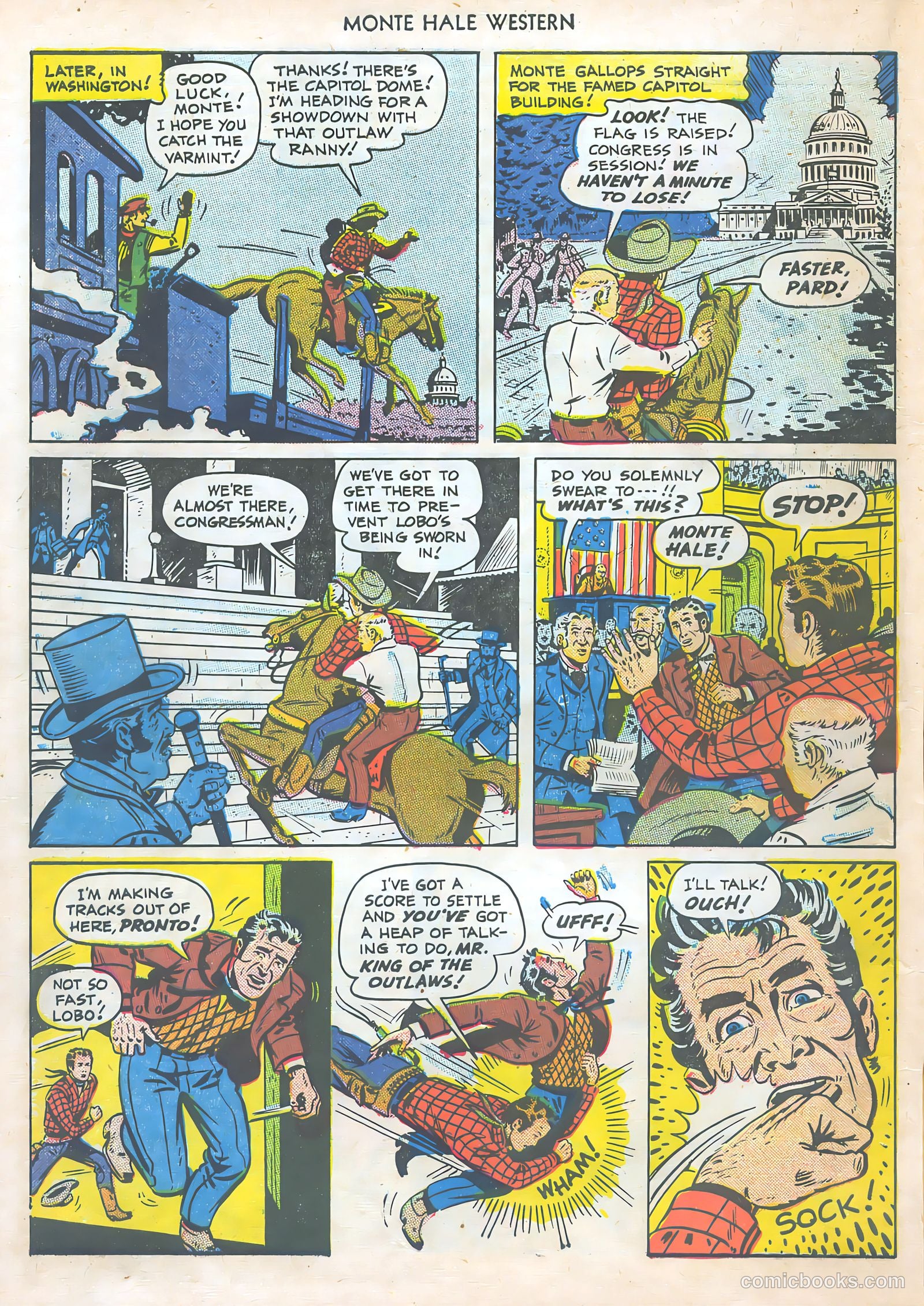 Monte Hale Western #47 (1950) — page 10 of 52