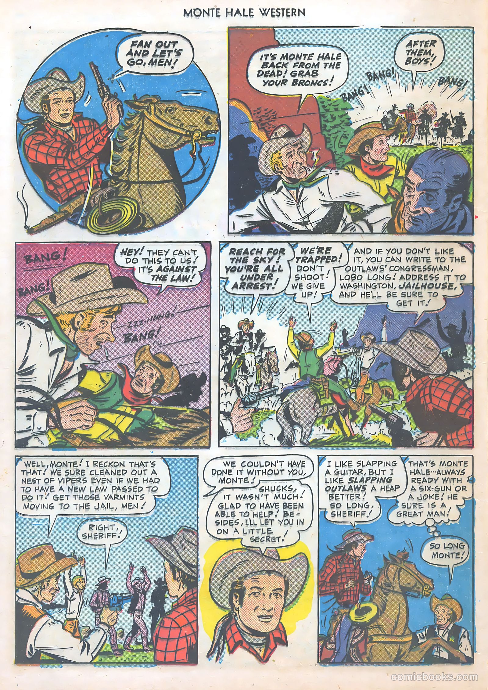 Monte Hale Western #47 (1950) — page 12 of 52