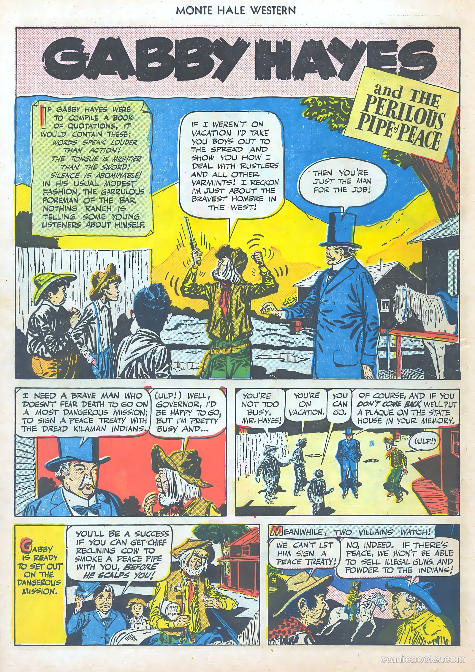 Monte Hale Western #47 (1950) — page 14 of 52