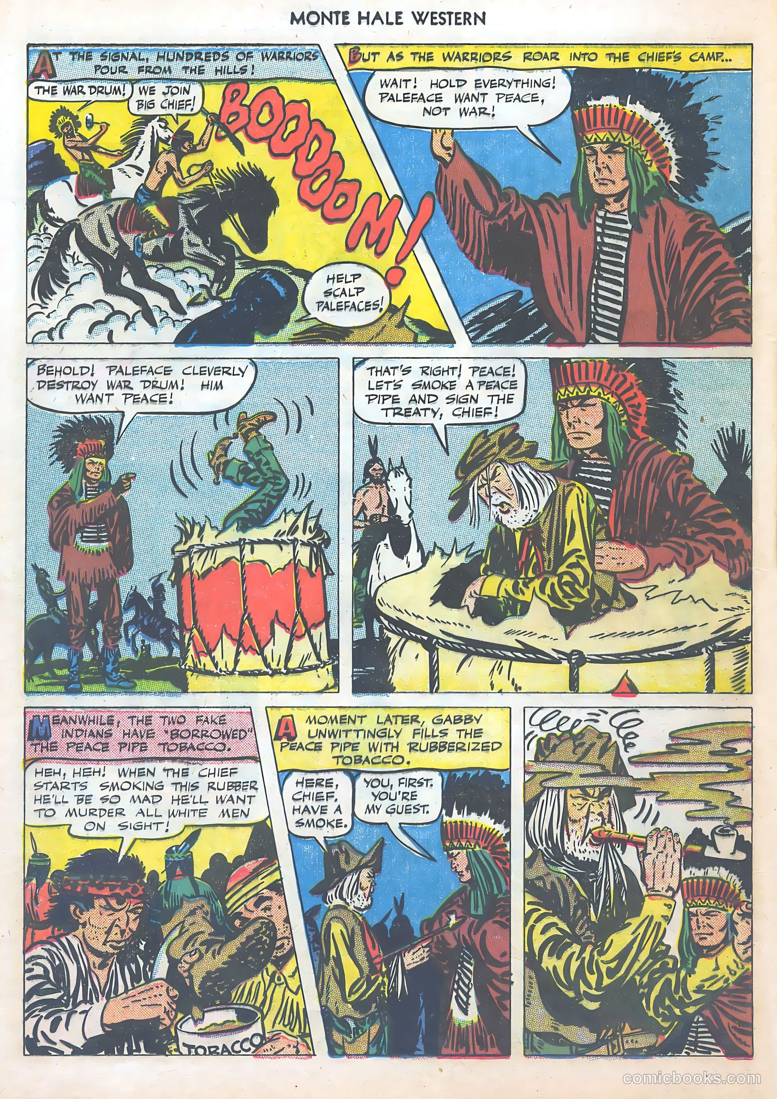 Monte Hale Western #47 (1950) — page 16 of 52