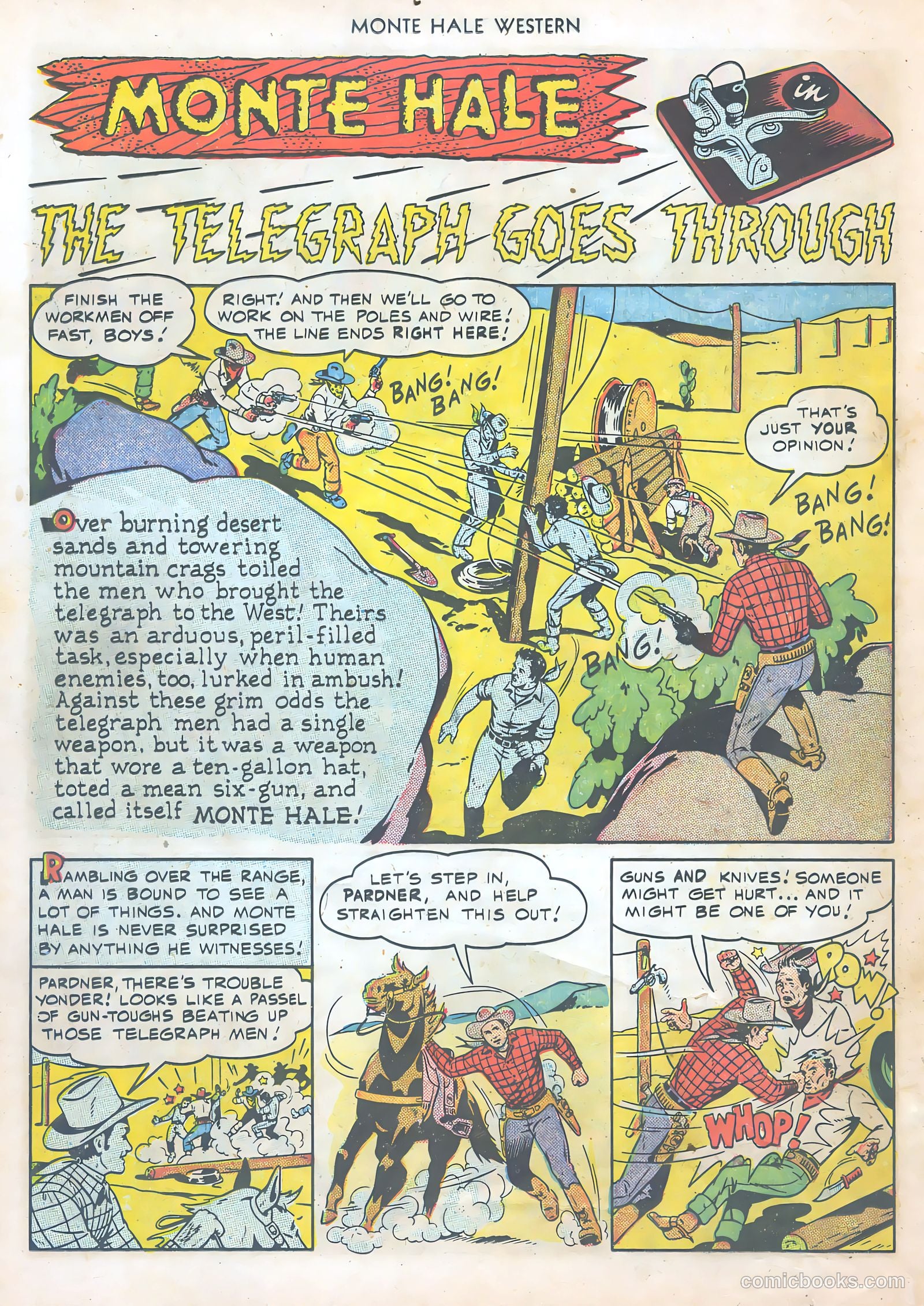 Monte Hale Western #47 (1950) — page 26 of 52